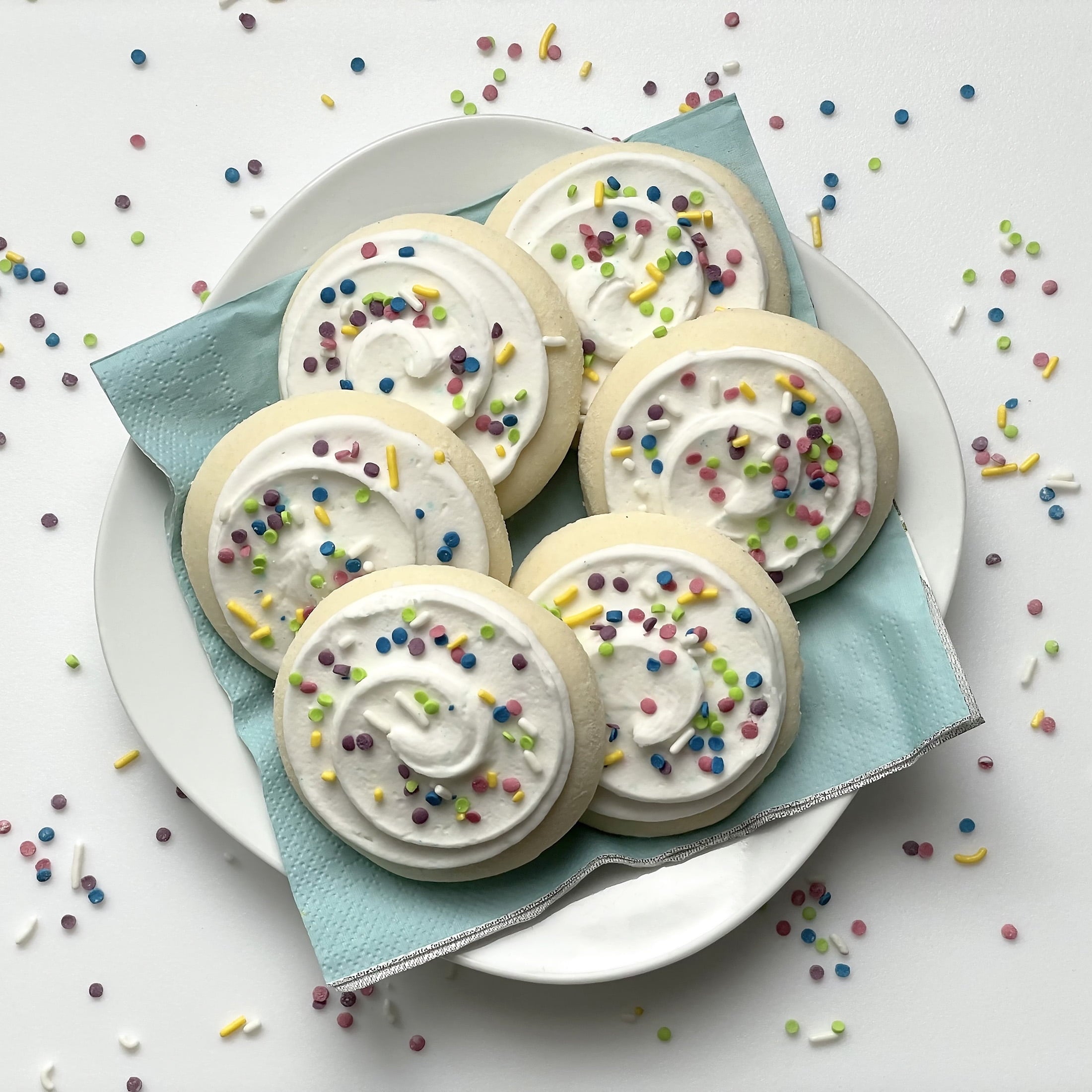Frosted Sugar Cookies 24.3 Oz 18 Count Freshness Guaranteed