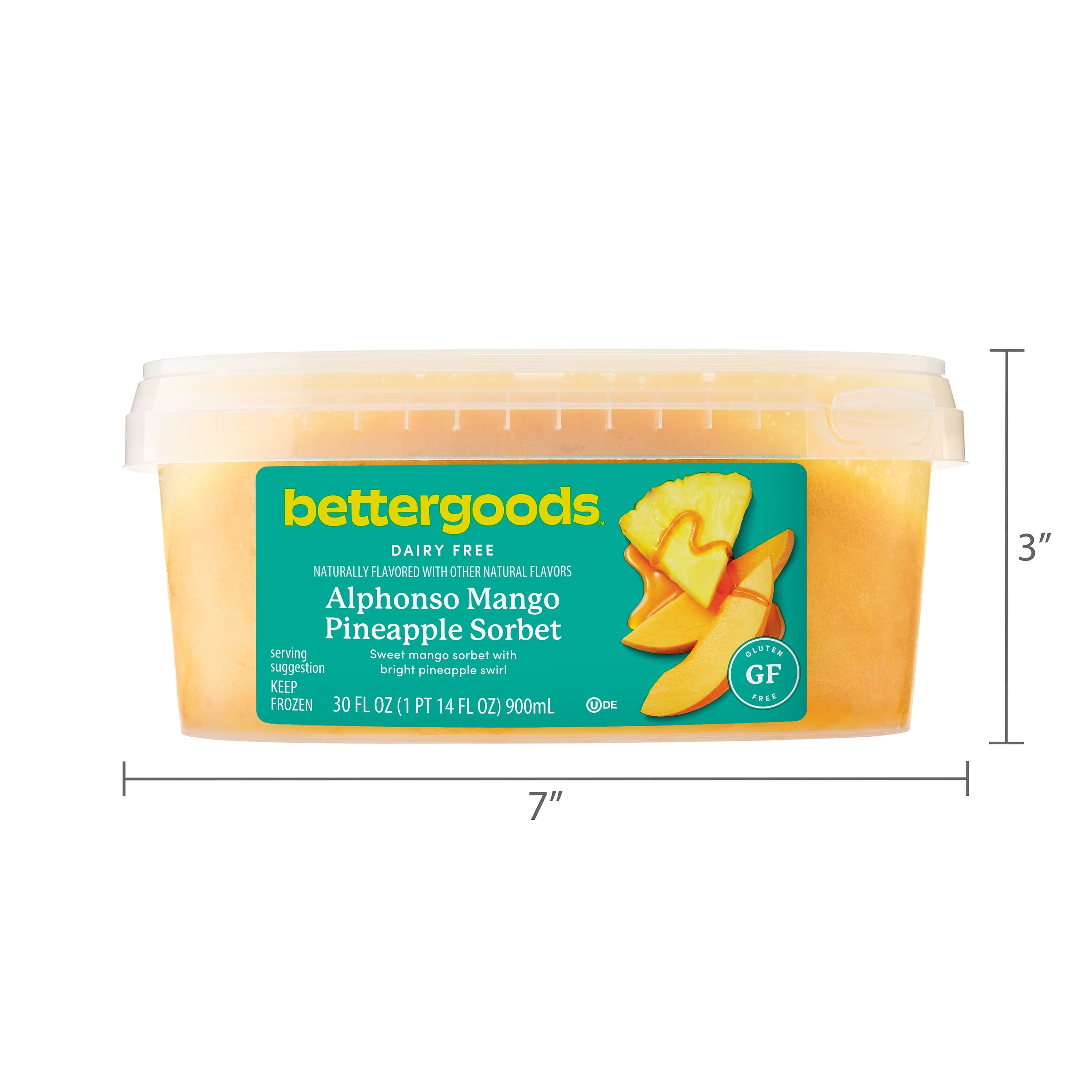 Bettergoods Alphonso Mango Pineapple Sorbet 30 Fl Oz