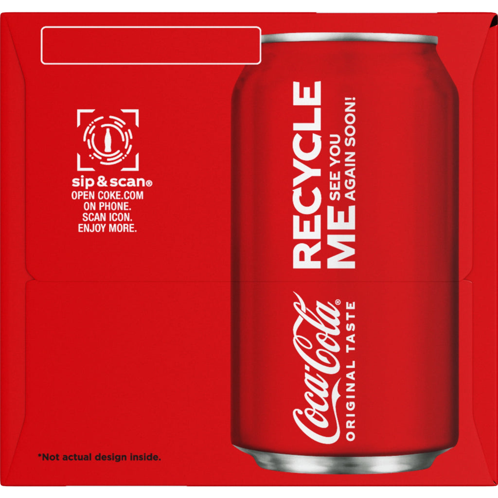 Soda Pop Fridge Pack Cans 12 Fl Oz 12 Pack Coca-Cola