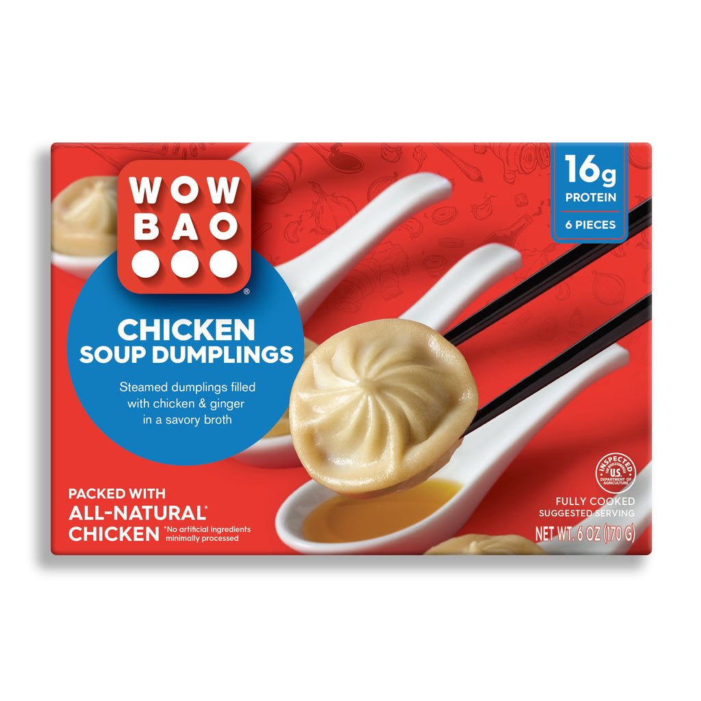Wow Bao Chicken Soup Dumplings 6 Pieces Frozen 6 Oz