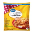 Great Value Famous Chicken Bites Ready to Cook Breaded Chicken Bites 20g Protein 3 Lb Frozen