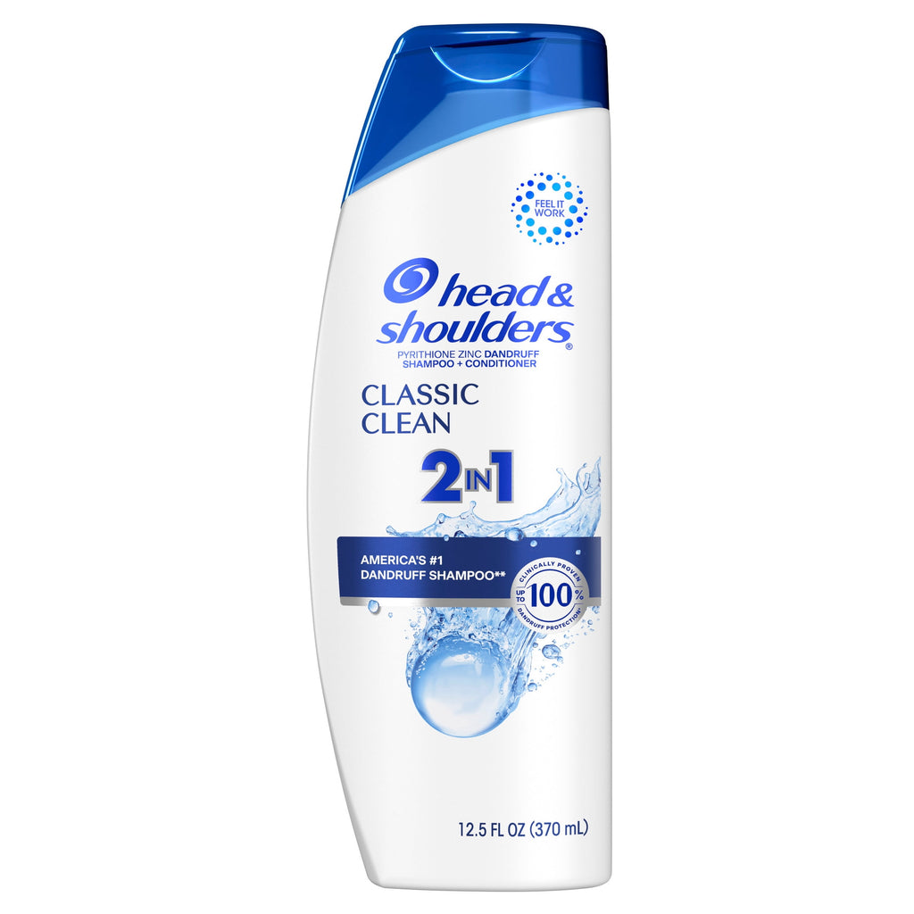 Head & Shoulders 2 in 1 Dandruff Shampoo and Conditioner Classic Clean 12.5 fl oz