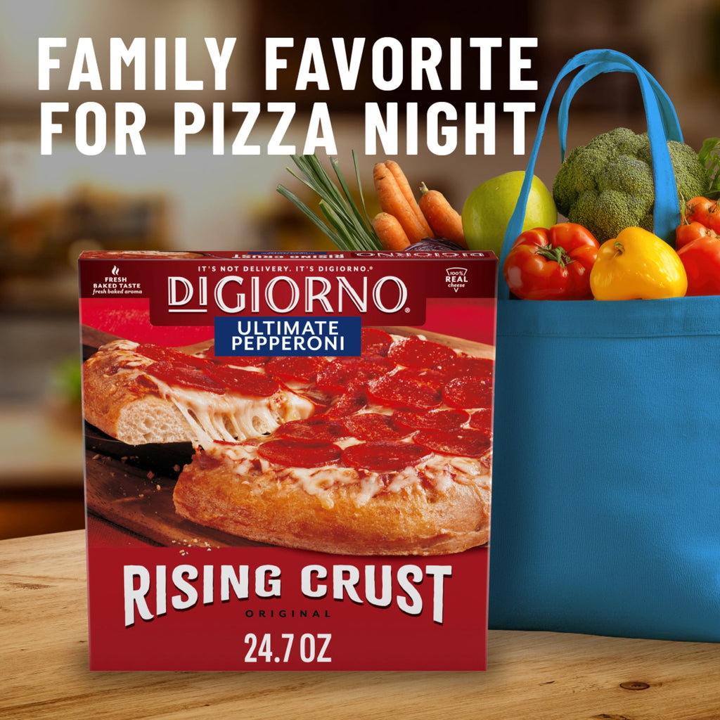 DiGiorno Rising Crust Ultimate Pepperoni Frozen Pizza 24.7 Oz
