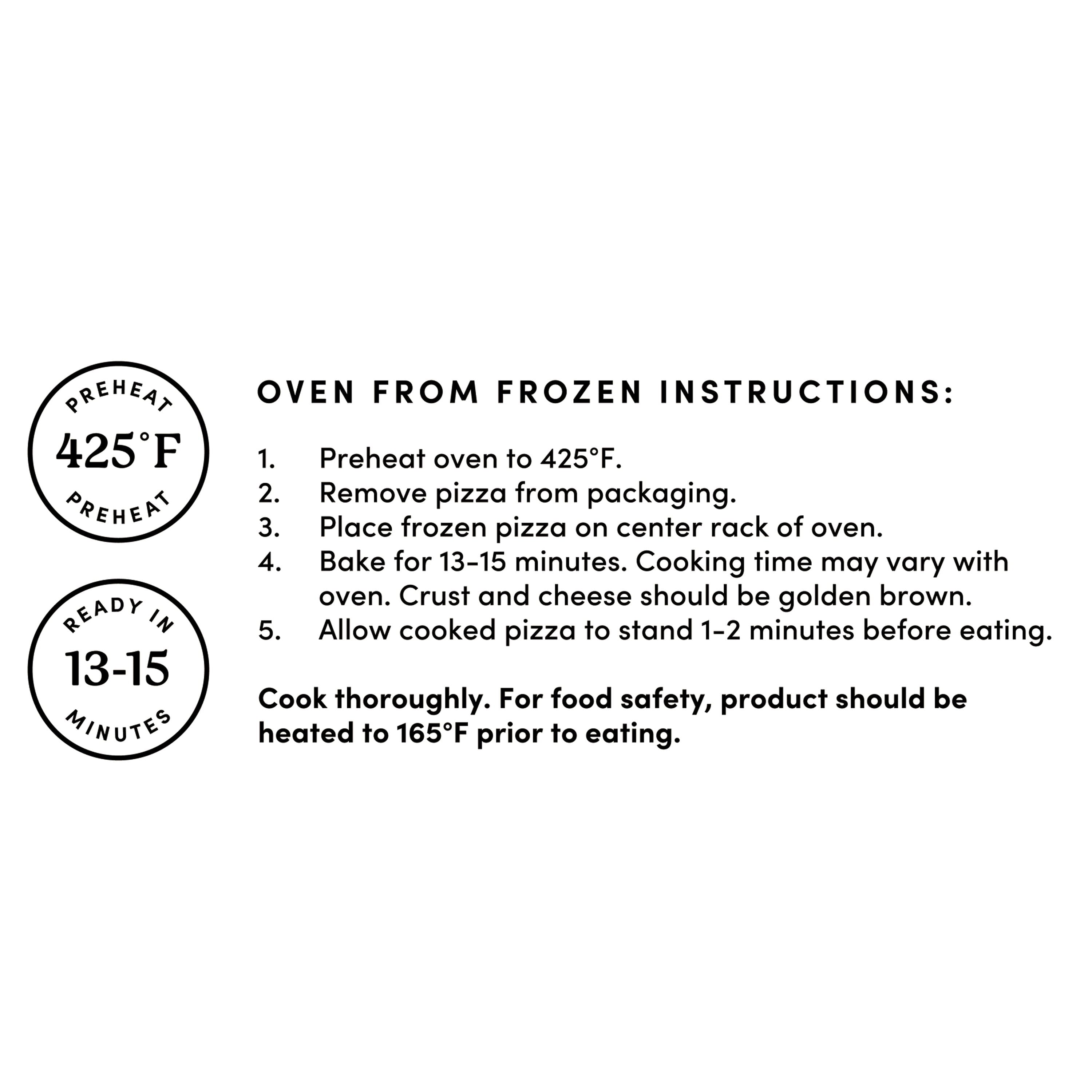 Bettergoods Gluten-Free Cauliflower Thin Crust Margherita Pizza 11.8 Oz Frozen
