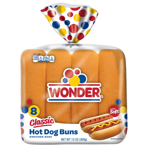 Classic Hot Dog Buns 13 Oz 8 Ct