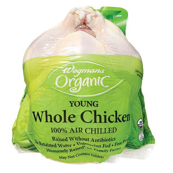Wegmans Organic Young Whole Chicken 4.24 lbs