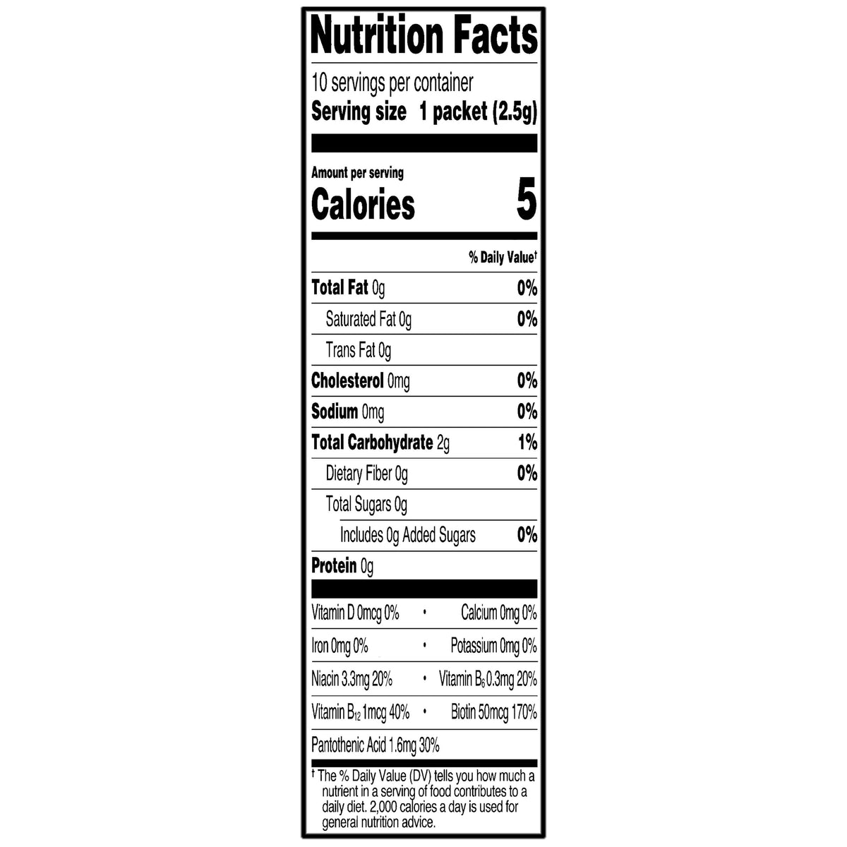 Great Value Energy Peach Mango Sugar-Free Caffeinated Drink Mix Packets 0.9 oz 10 Count