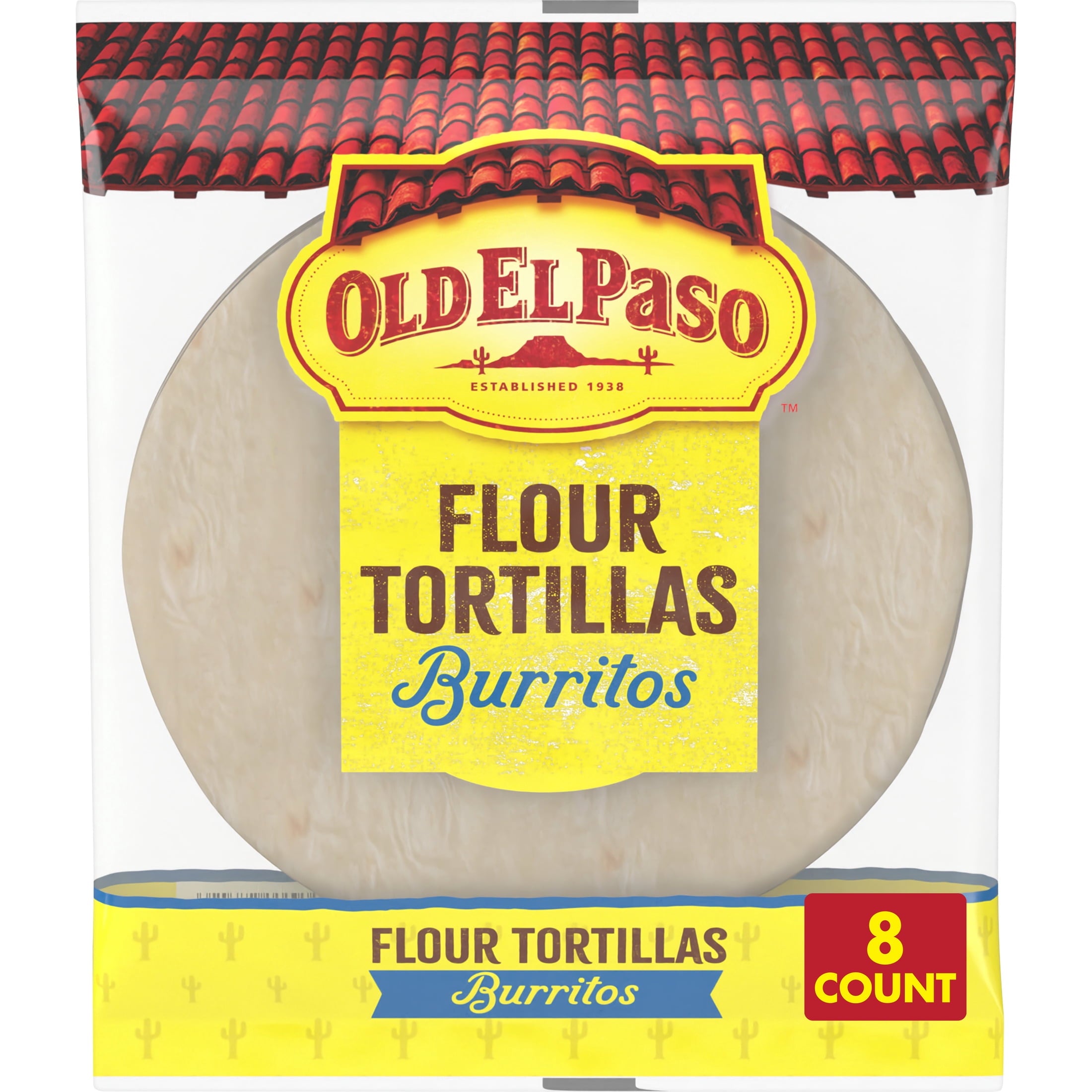 Flour Tortillas For Burritos 11 Oz 8 Count 2 Pack Old El Paso