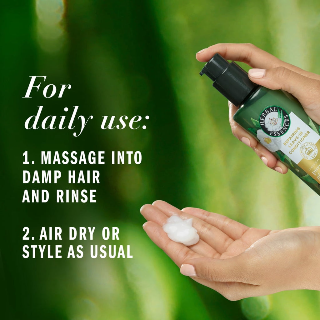 Herbal Essences PurePlants Aloe & Camellia Flower Oil Leave-In Conditioner 7.6 fl oz