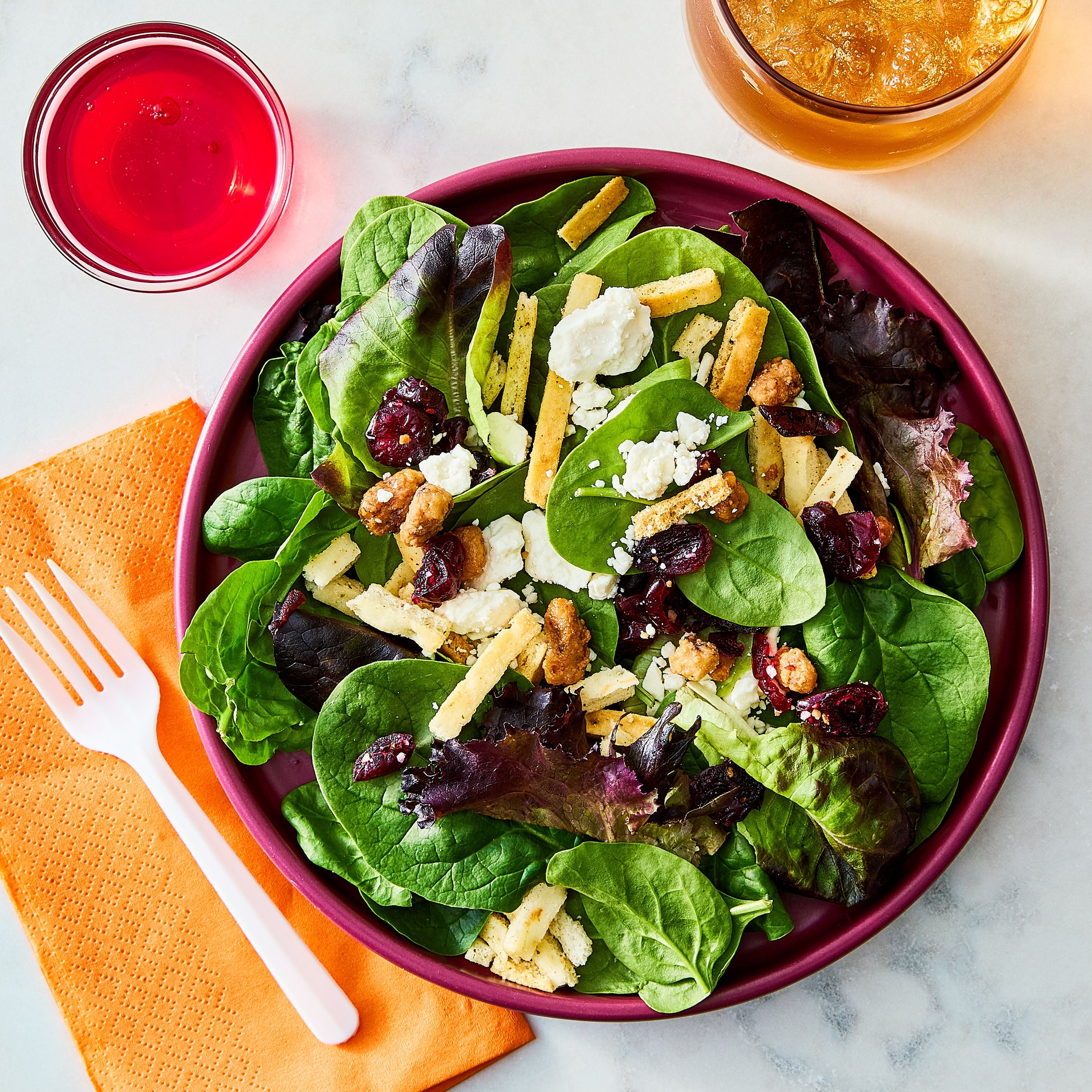 Fresh Marketside Cranberry Walnut Salad Kit 4.5 Oz Bowl