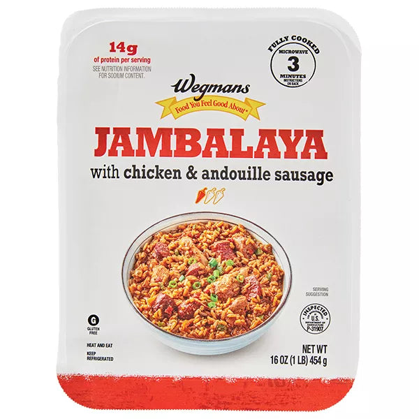 Wegmans Jambalaya with Chicken & Andouille Sausage 16 oz