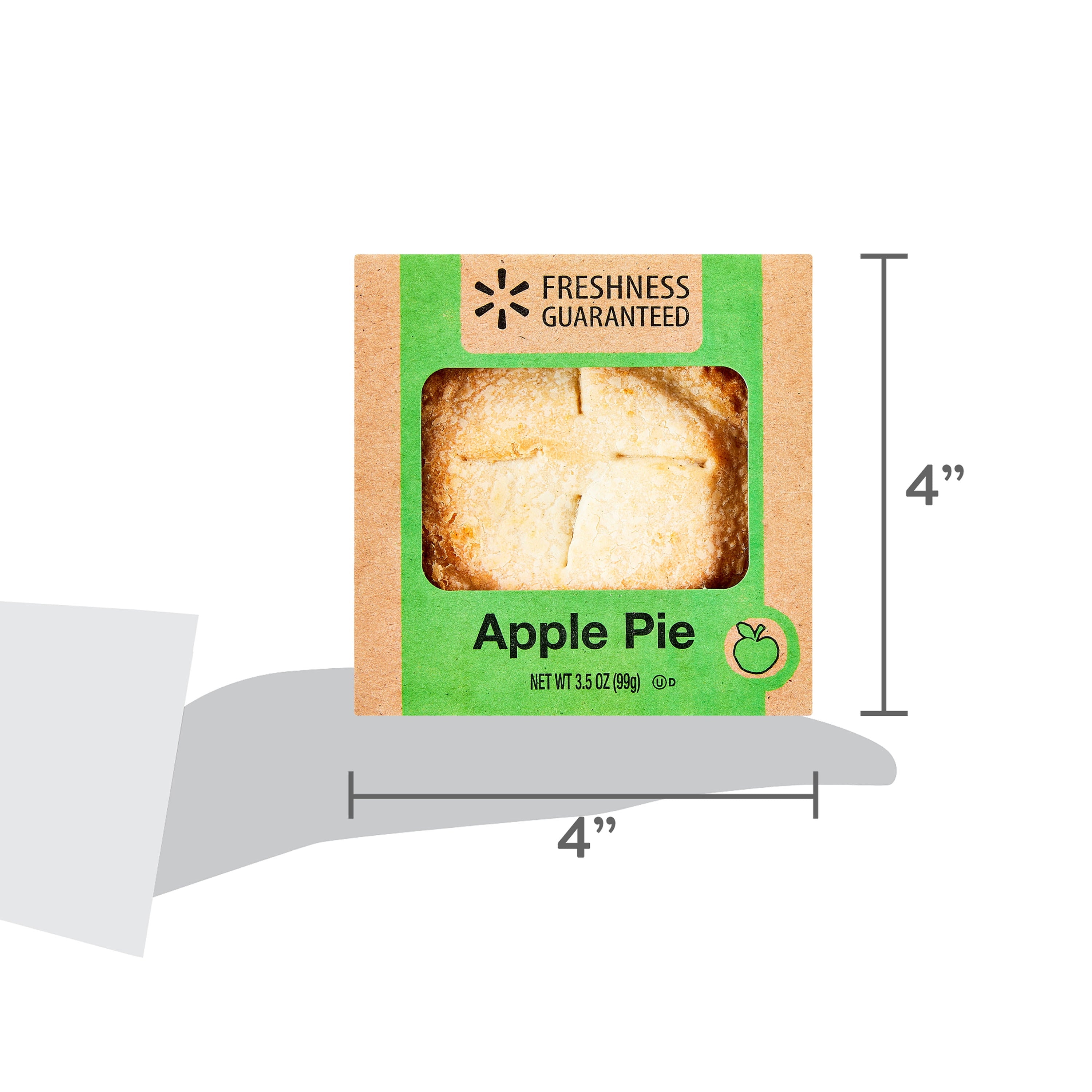 Apple Pie 4 Inch 3.5 Oz Freshness Guaranteed