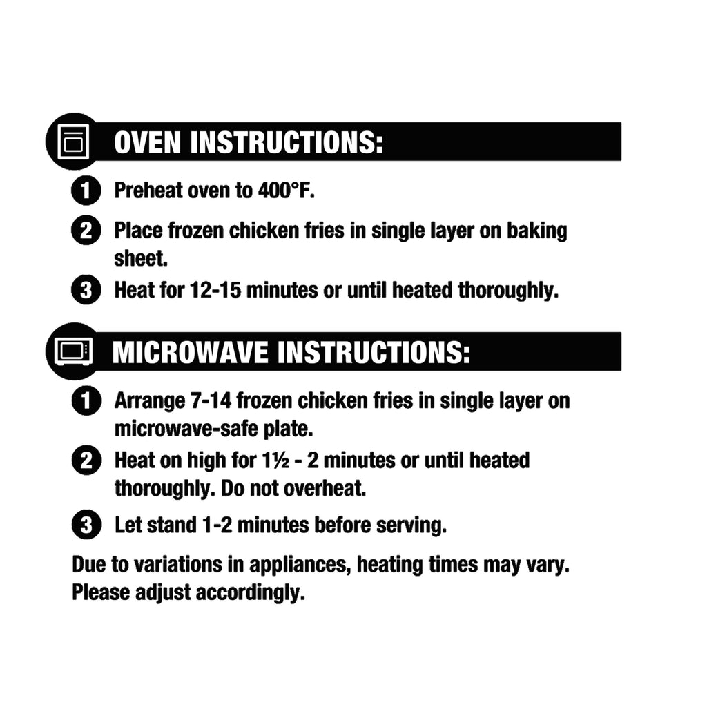 Great Value Homestyle Chicken Fries 27.5 Oz Frozen