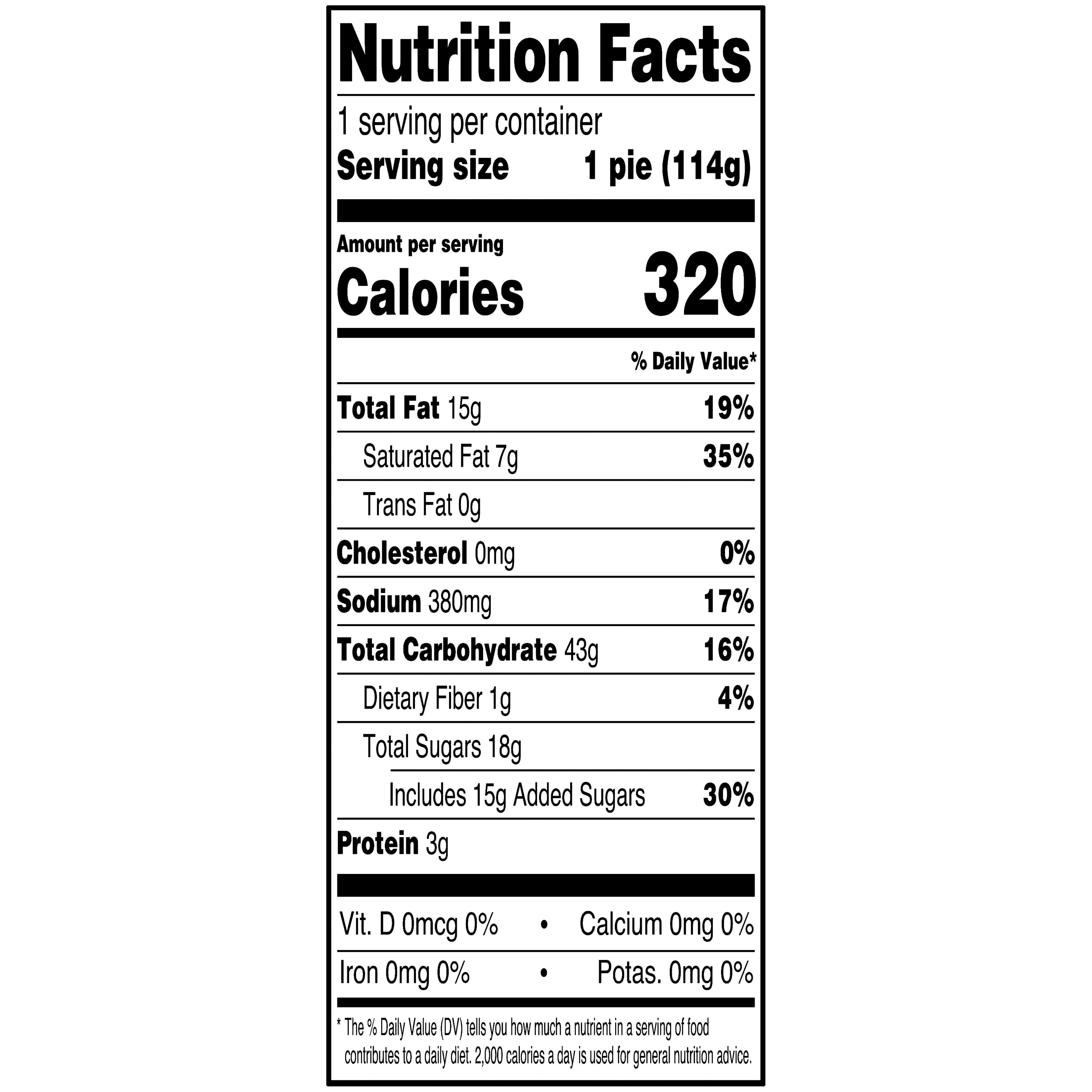 Mini Blueberry Pie 4 Oz 1 Count Freshness Guaranteed