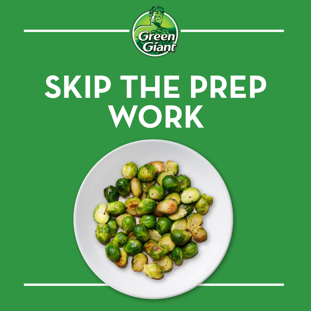 Green Giant Simply Steam Brussels Sprouts Salt & Pepper Frozen 9 Oz