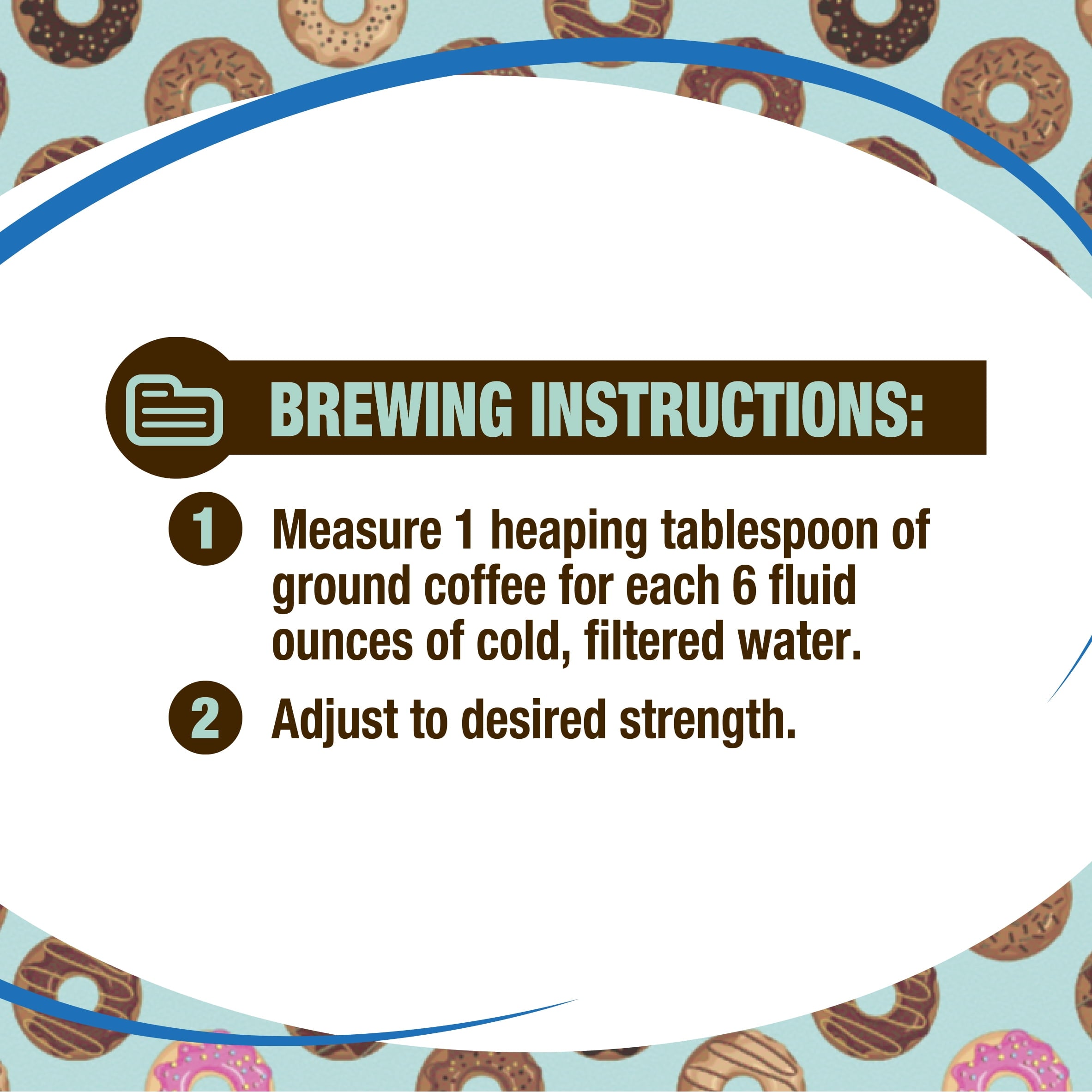 Great Value Donut Shop Naturally Caffeinated Medium Roast Ground Coffee 32 oz Bag