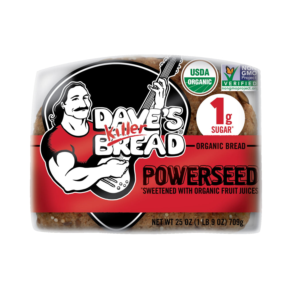 Powerseed Seeded Organic Whole Grain Bread 25 Oz 1 Count Dave's Killer Bread