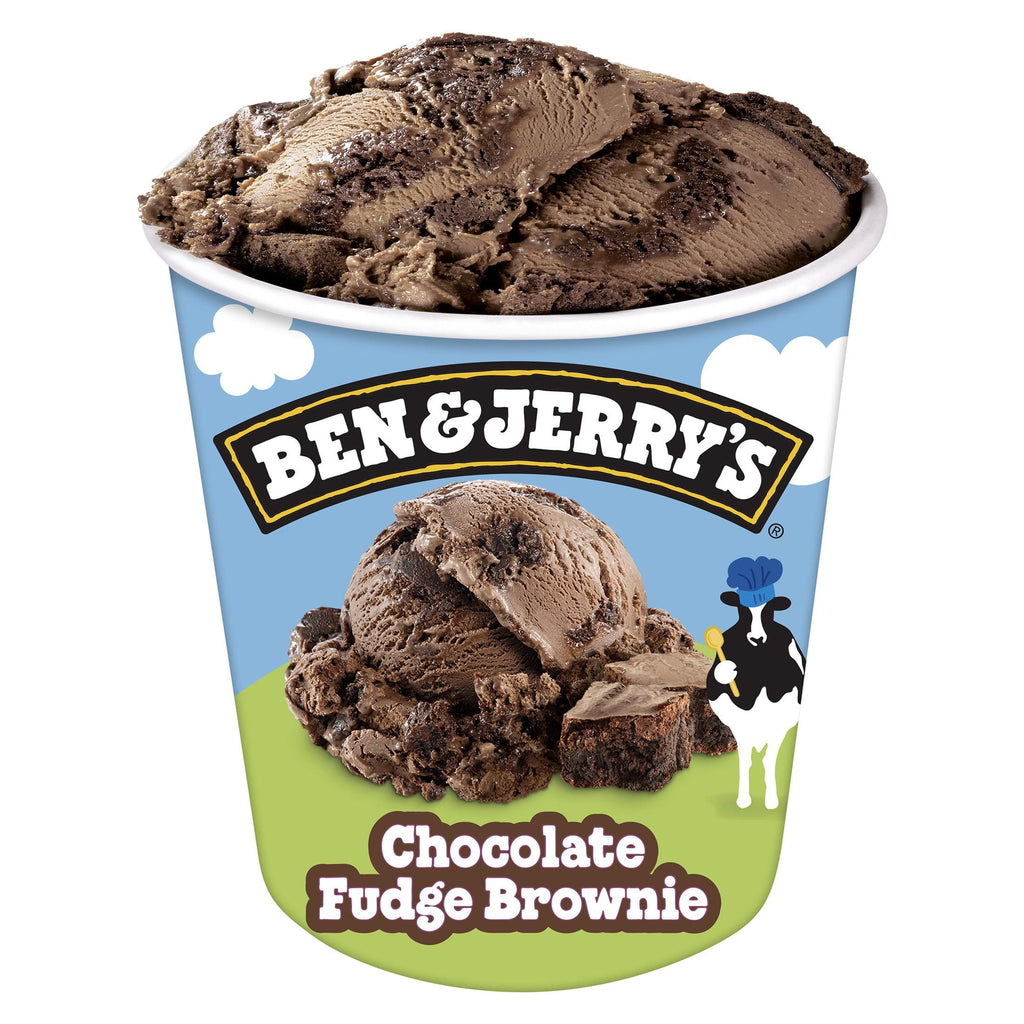 Ben & Jerry's Chocolate Fudge Brownie Ice Cream Pint 16 Fl Oz