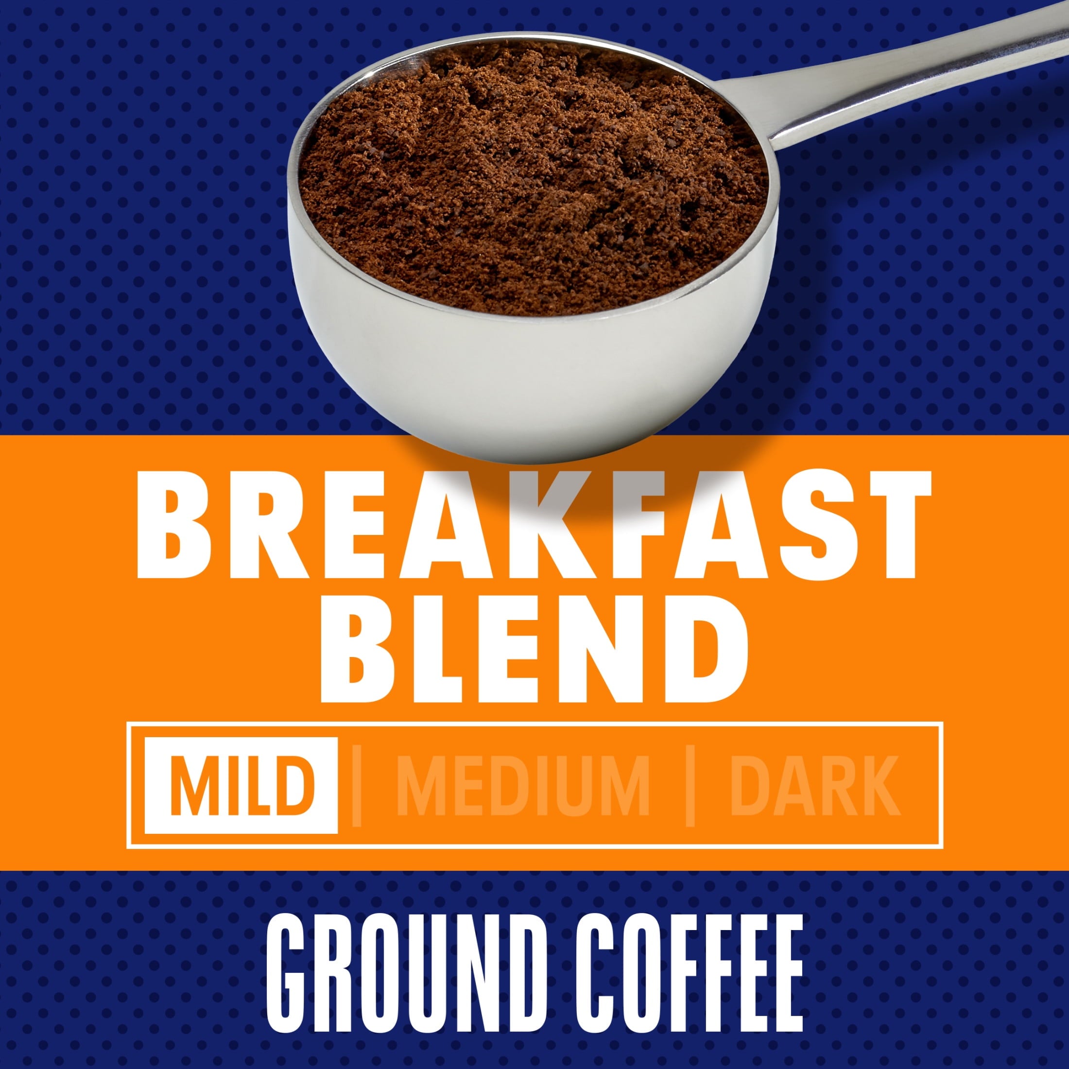 Maxwell House Breakfast Blend Naturally Caffeinated Mild Roast Ground Coffee 38.8 oz Canister