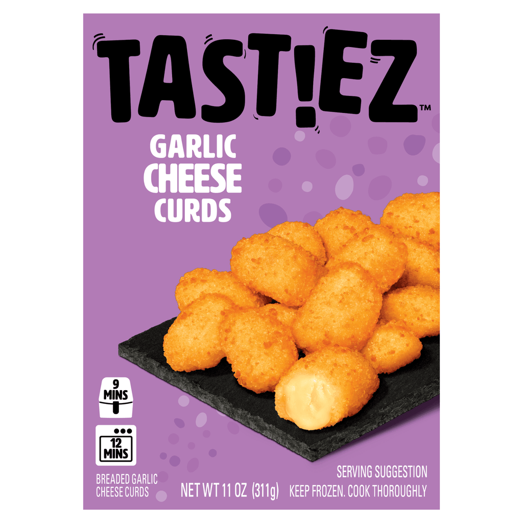 Tast!ez Breaded Garlic Cheese Curds Frozen Appetizer 11 Oz