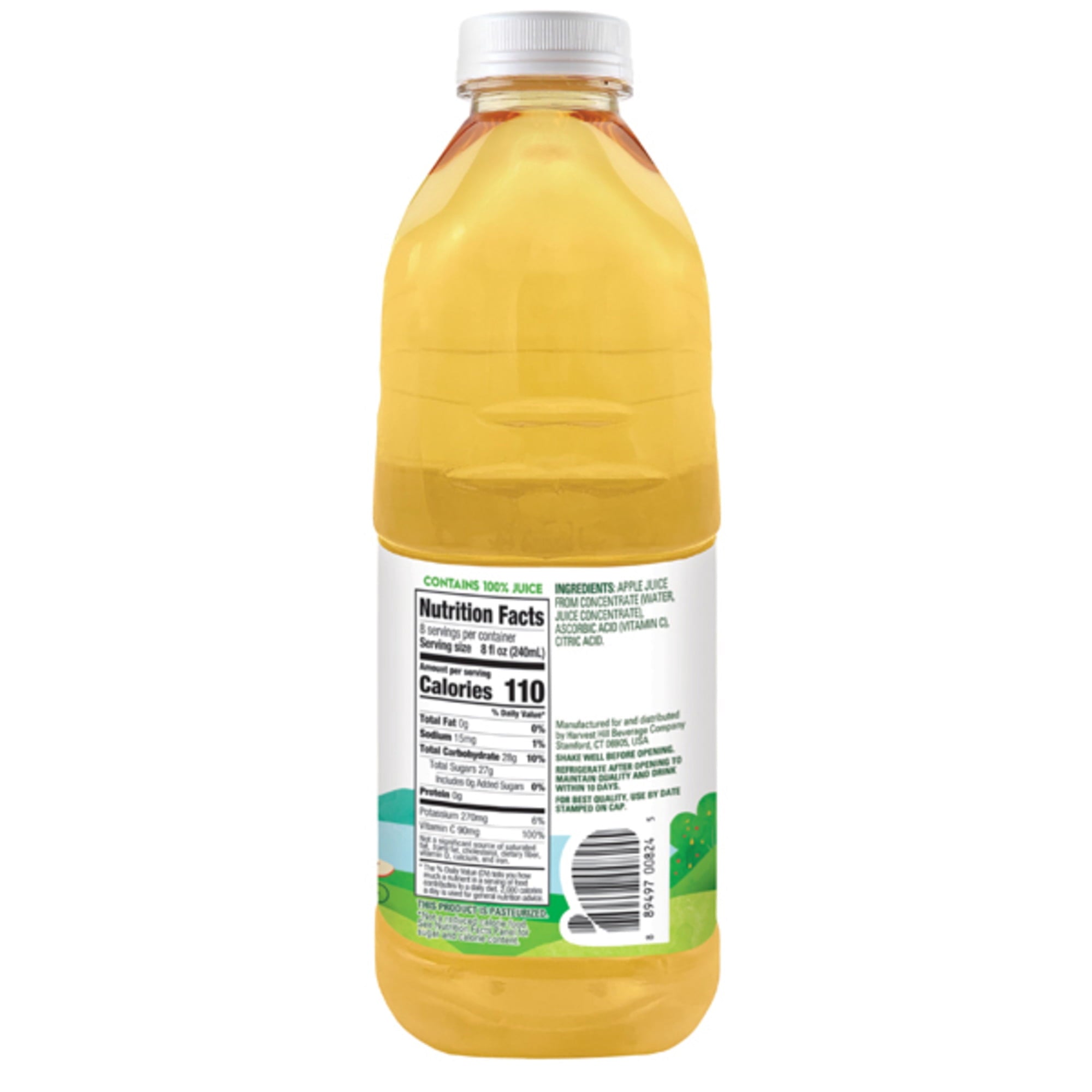 Juicy Juice 100% Apple Juice Pulp-Free 64 fl oz Bottle