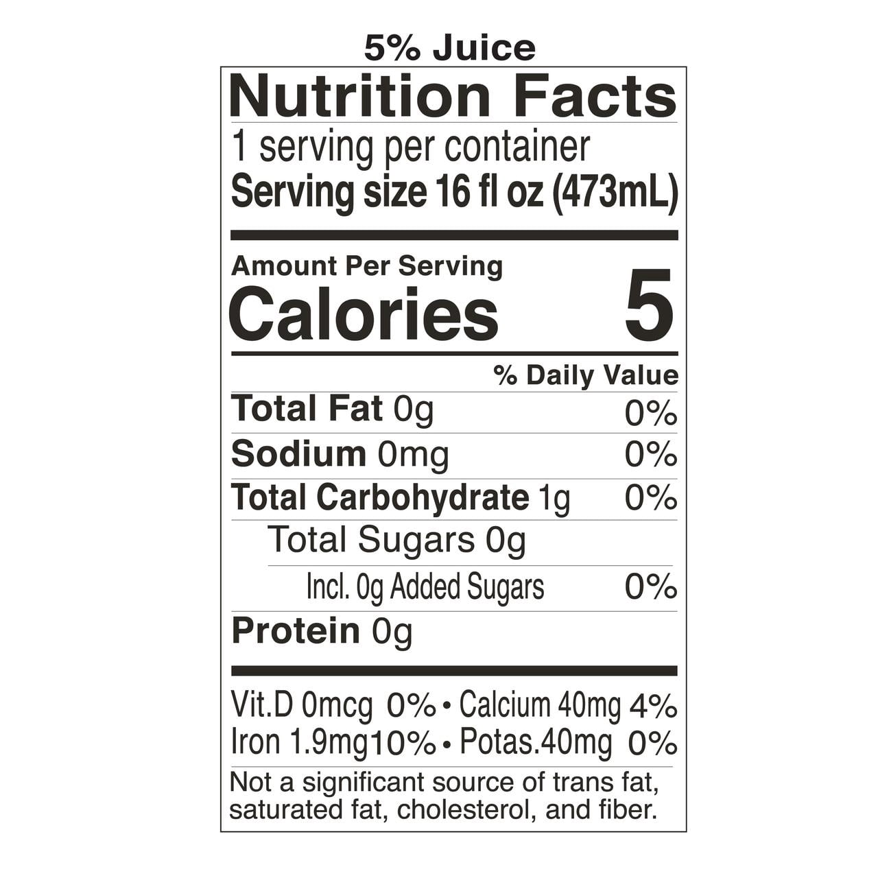 Calypso Ocean Blue Zero Sugar Lemonade 16 fl oz