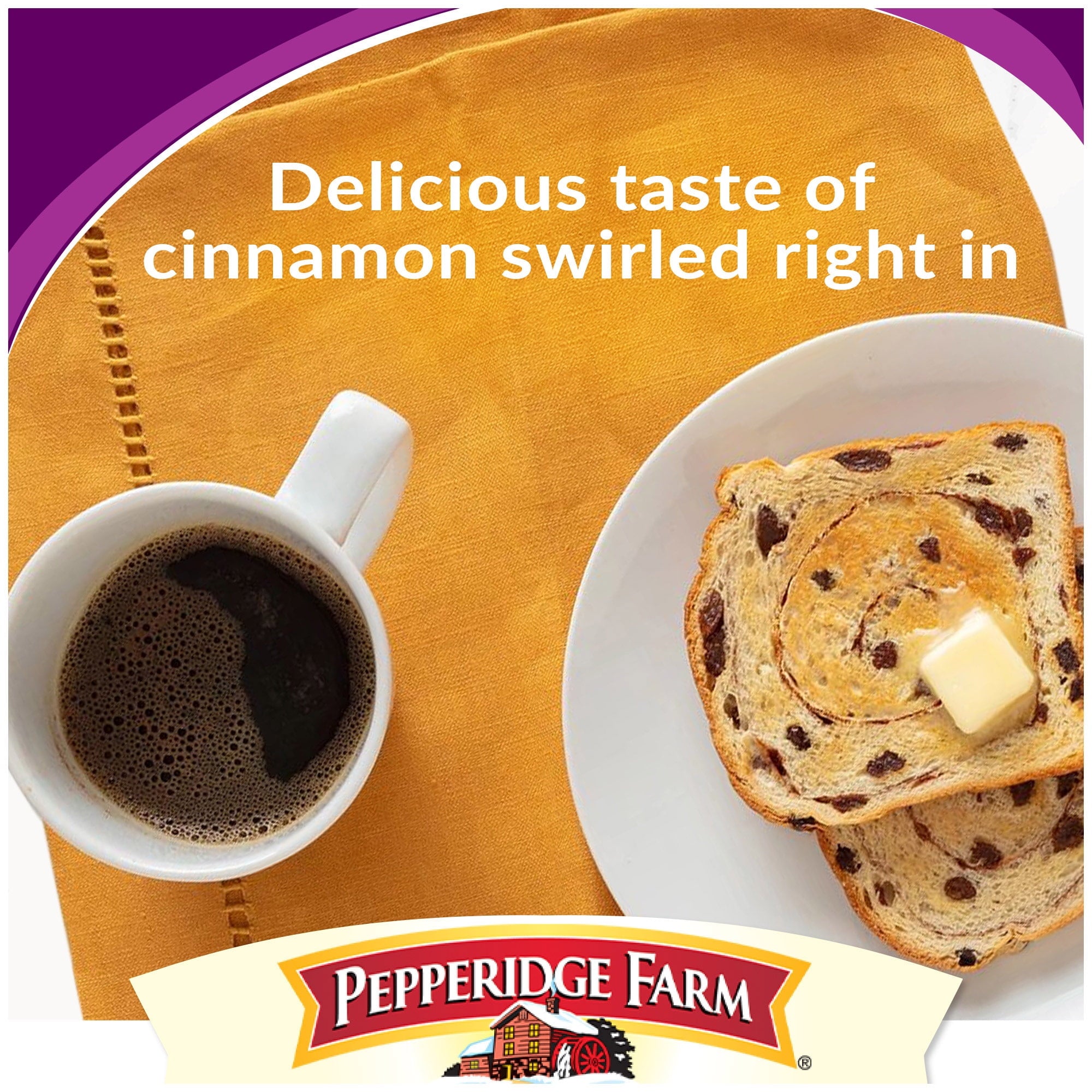 Raisin Cinnamon Swirl Breakfast Bread 16 Oz 1 Count