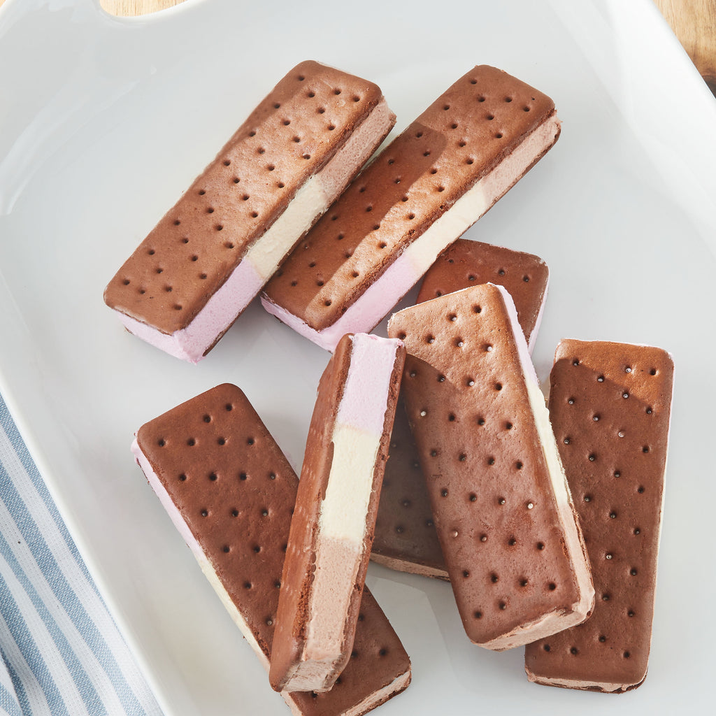 Great Value Neapolitan Ice Cream Sandwiches 12 Count 42 Fl Oz