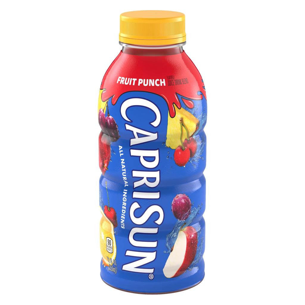 Capri Sun Fruit Punch Flavored Juice Drink Blend 12 fl oz Bottle