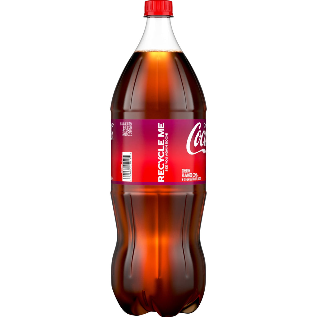 Cherry Soda Pop Bottle 2 Liters Coca-Cola