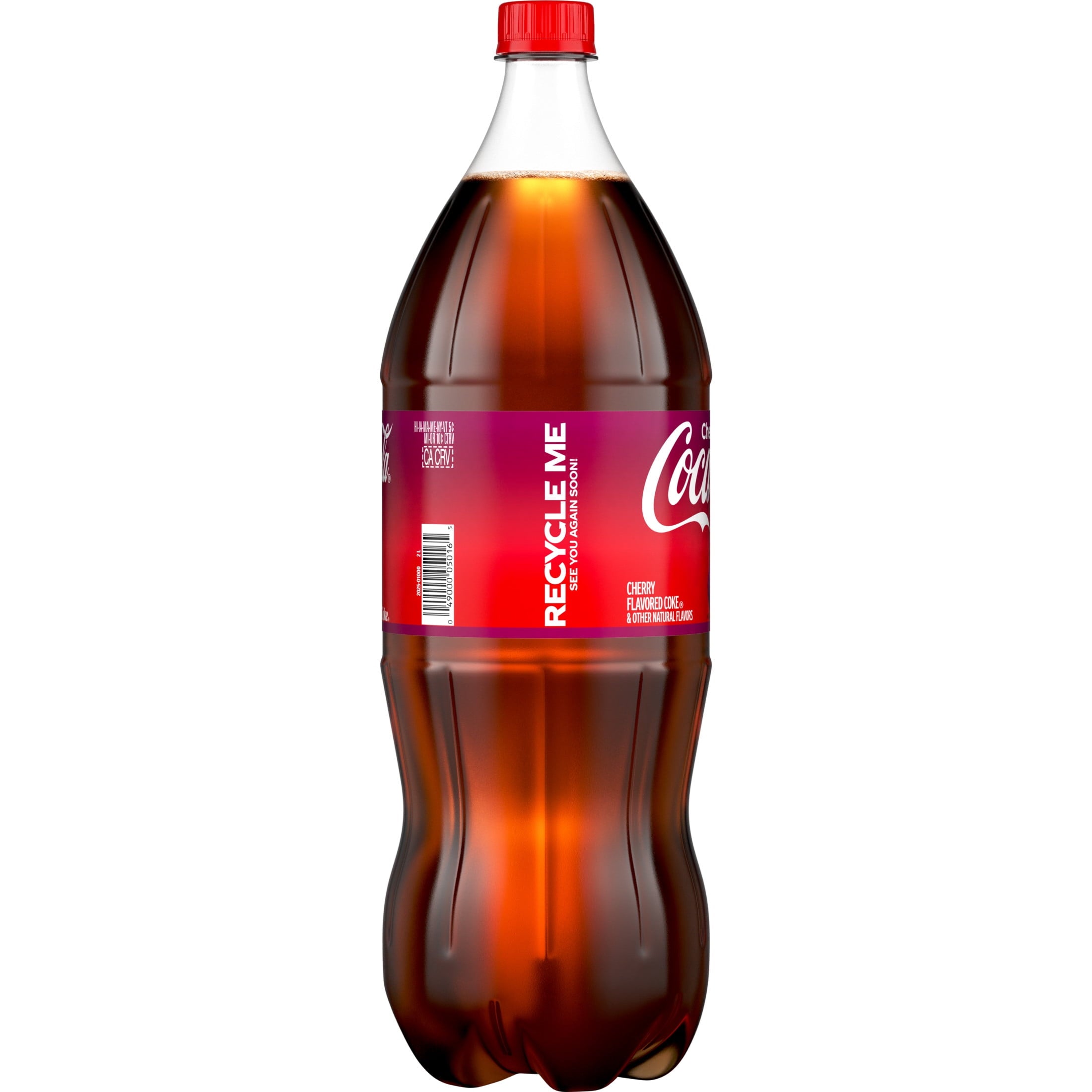 Cherry Soda Pop Bottle 2 Liters Coca-Cola