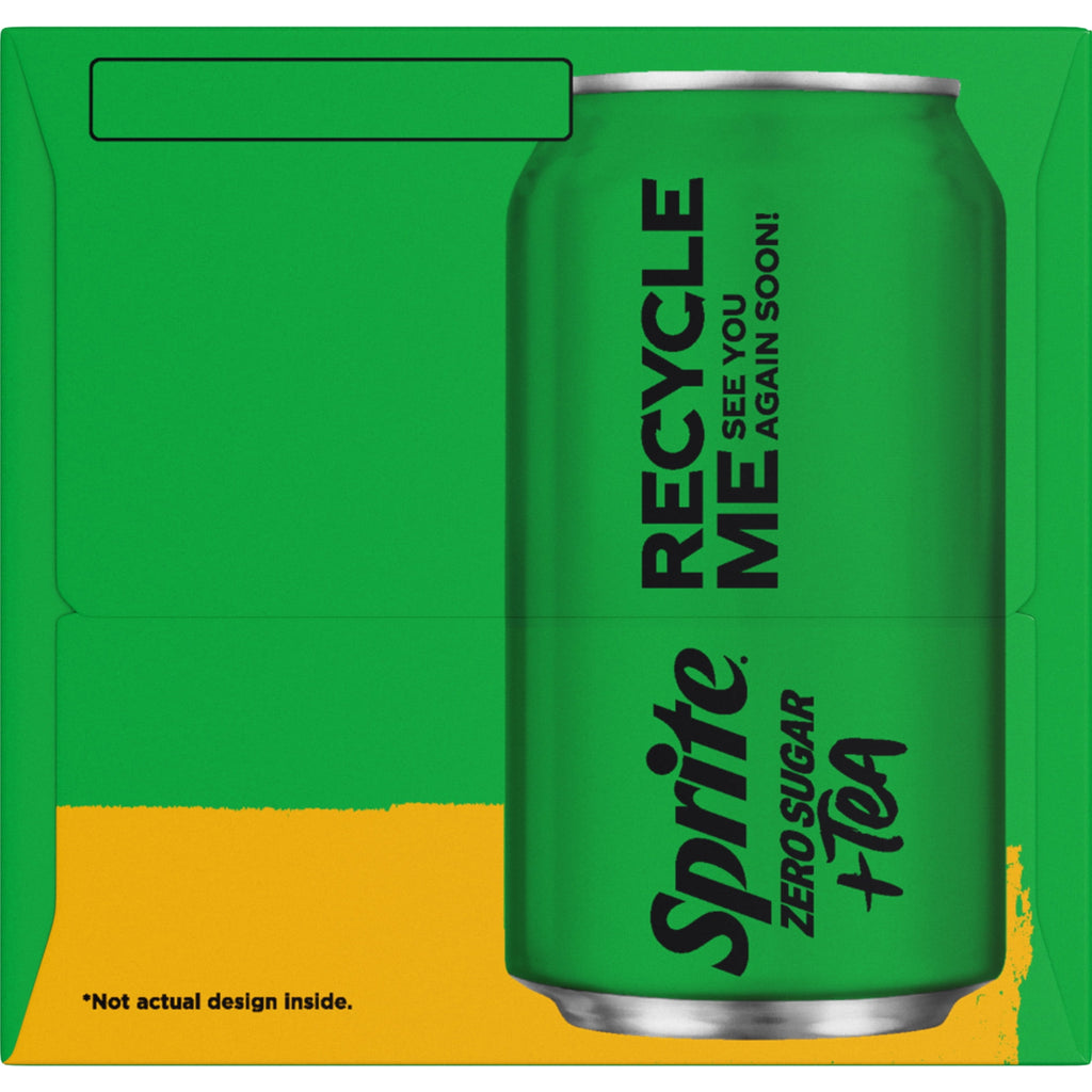 Sprite + Tea Lemon-Lime and Tea Flavored Soda 12 Fl Oz 12 Pack