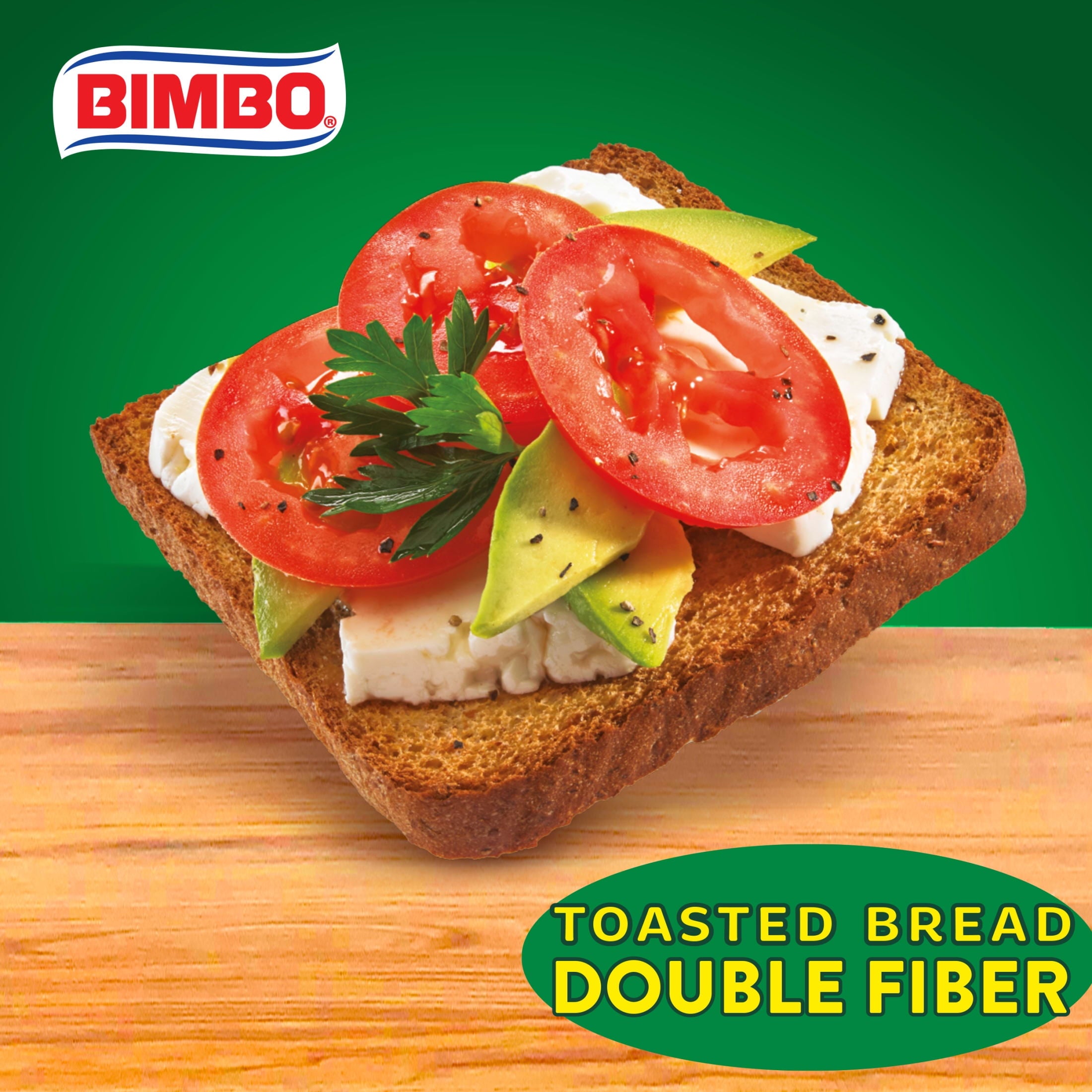 Pan Tostado Doble Fibra Toasted Bread 8.82 Oz Bimbo