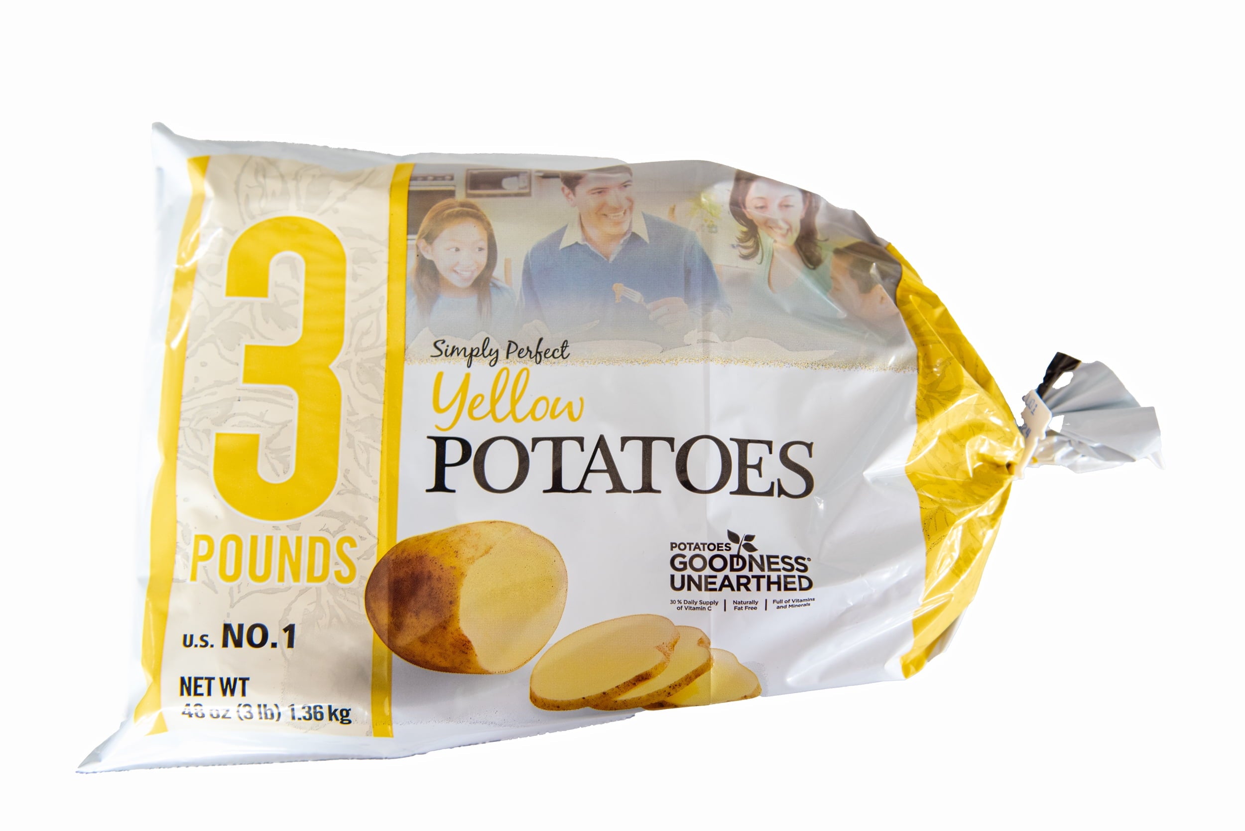 Fresh Yukon Gold Potatoes Whole 3 Lb Bag