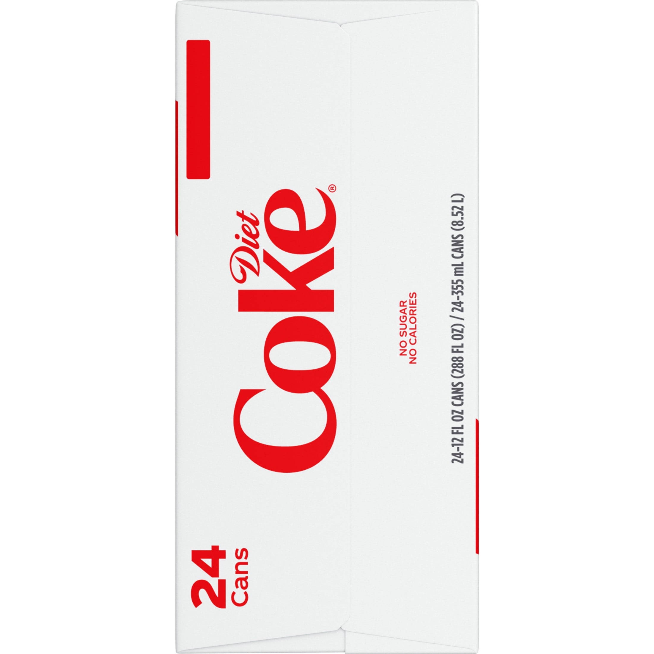 Diet Soda Pop Cans 12 Fl Oz 24 Pack Diet Coke