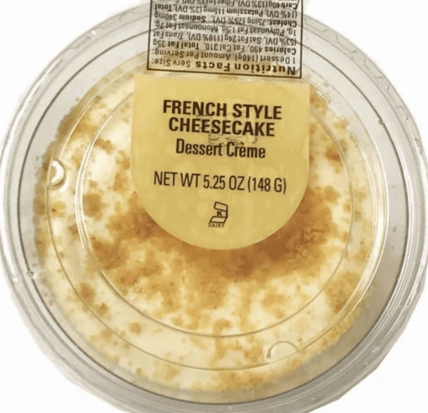 French Style Cheesecake Single Serve Dessert Crème 5.25 Oz 1 Count Marketside