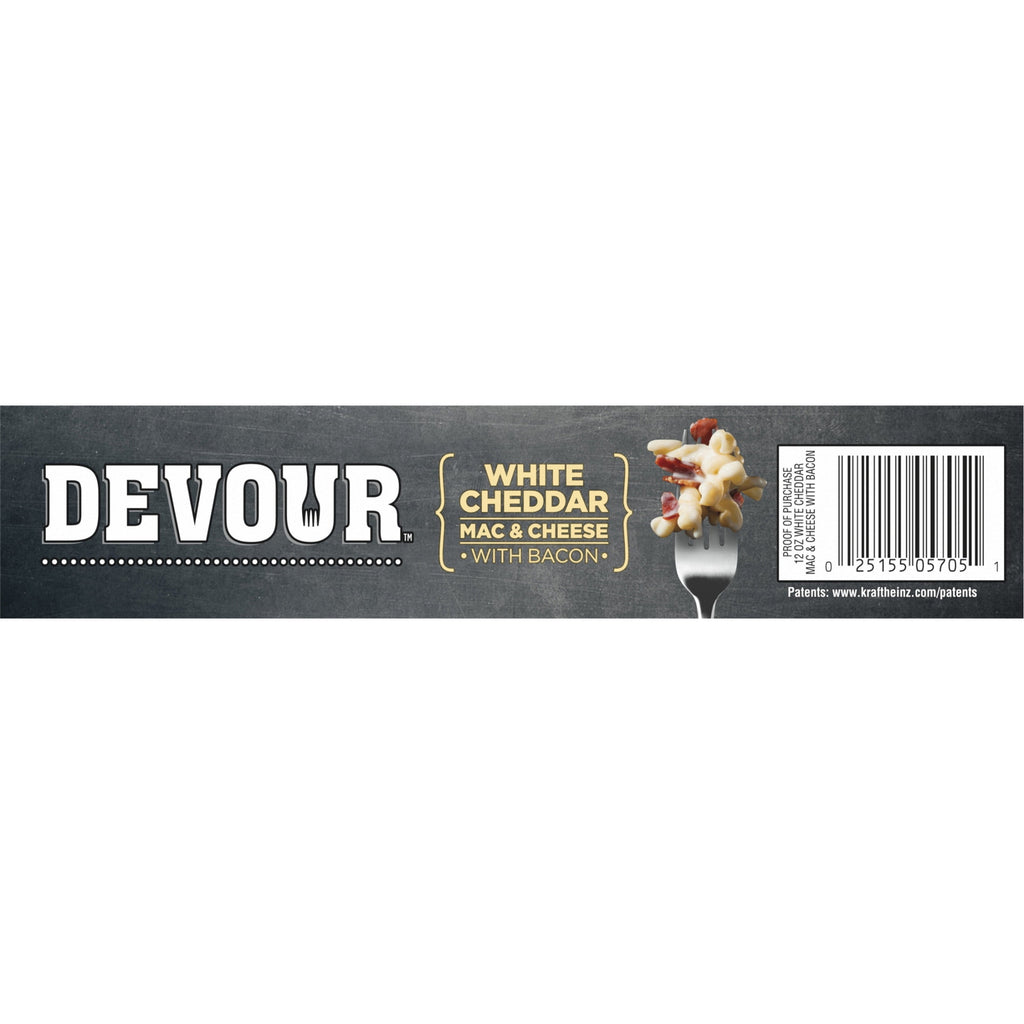 DEVOUR White Cheddar Mac & Cheese with Smoked Bacon Frozen Meal 12 Oz