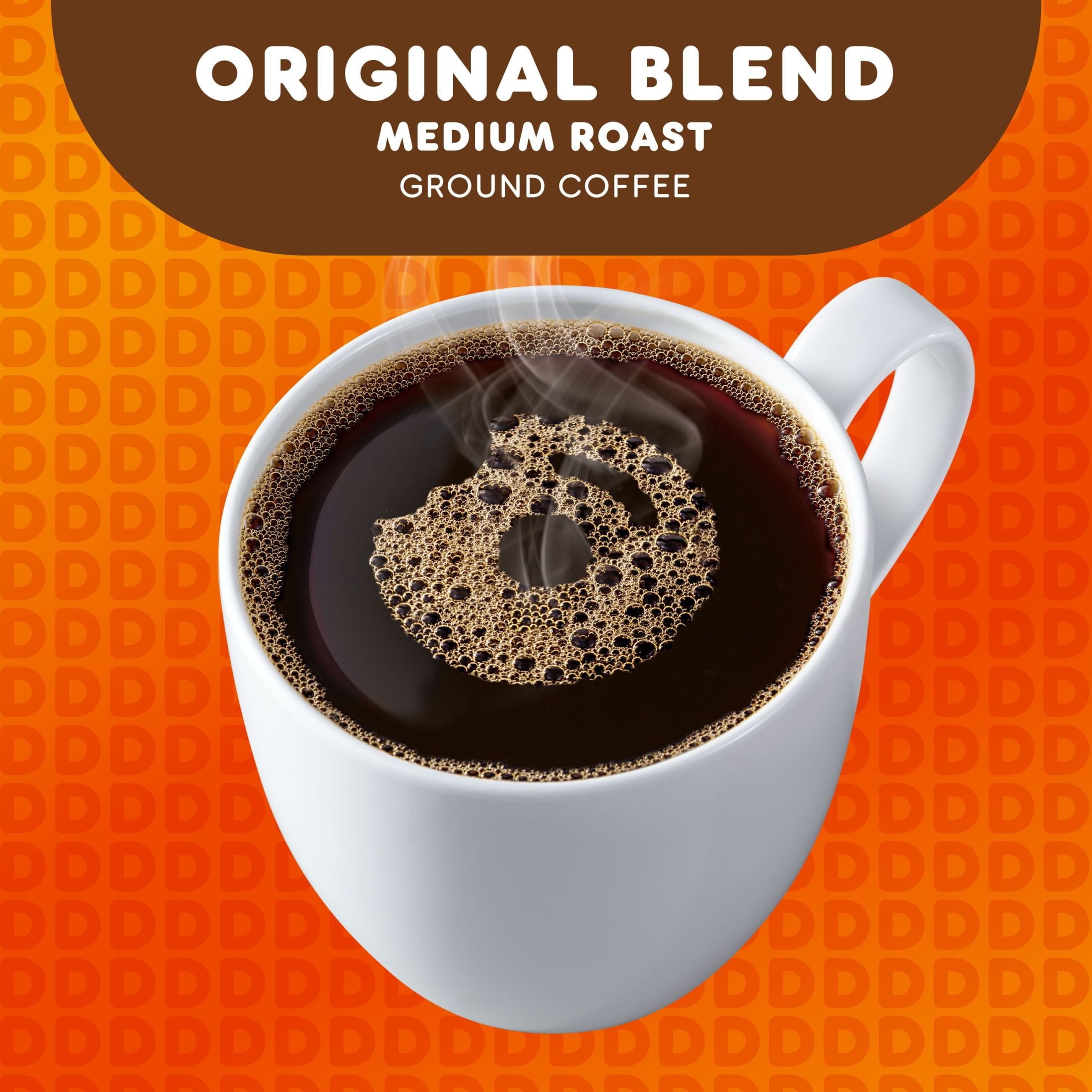 Dunkin' Original Blend Naturally Caffeinated Medium Roast Whole Bean Coffee 12 oz Bag