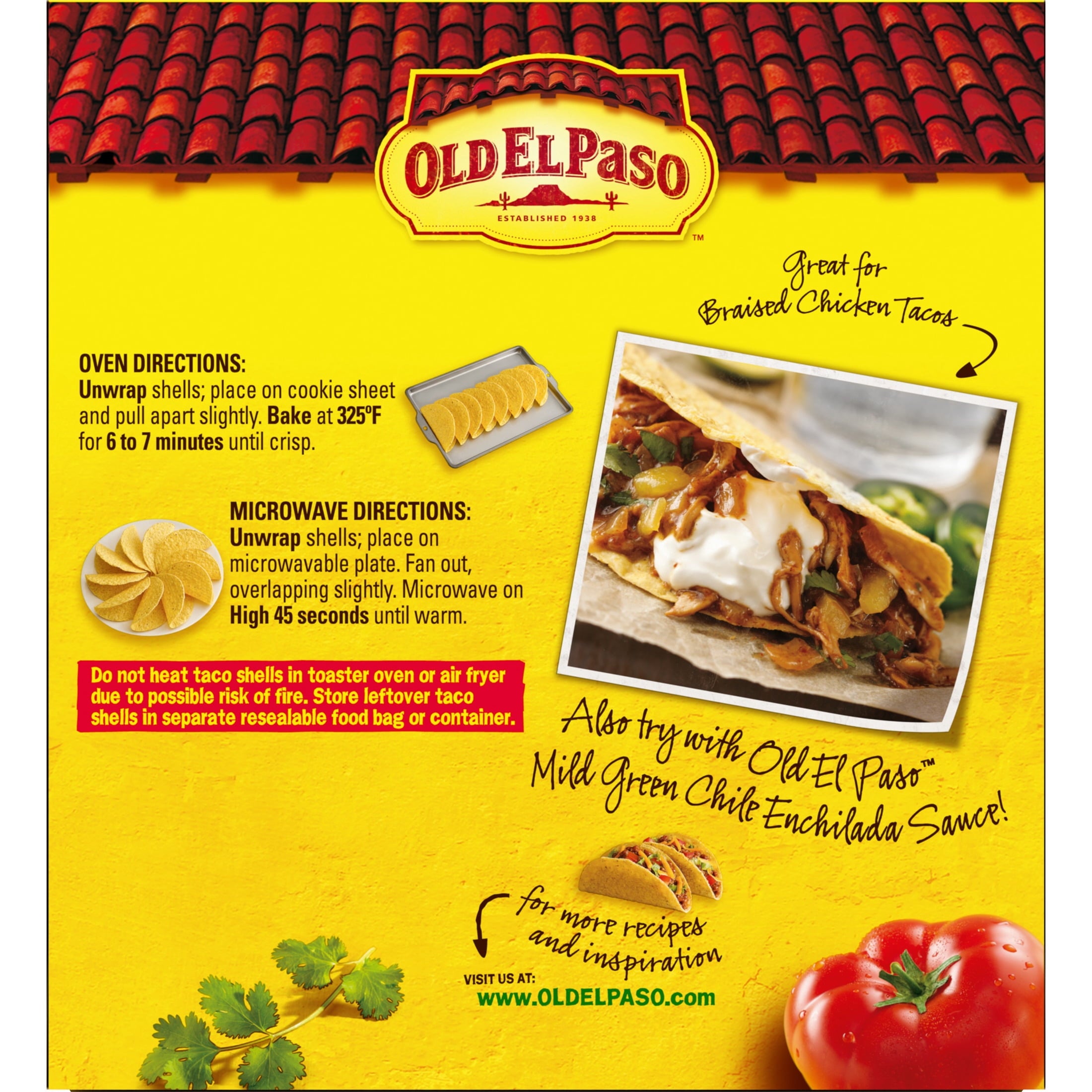 Extra Large Super Stuffer Taco Shells 6.6 Oz 10 Count Old El Paso