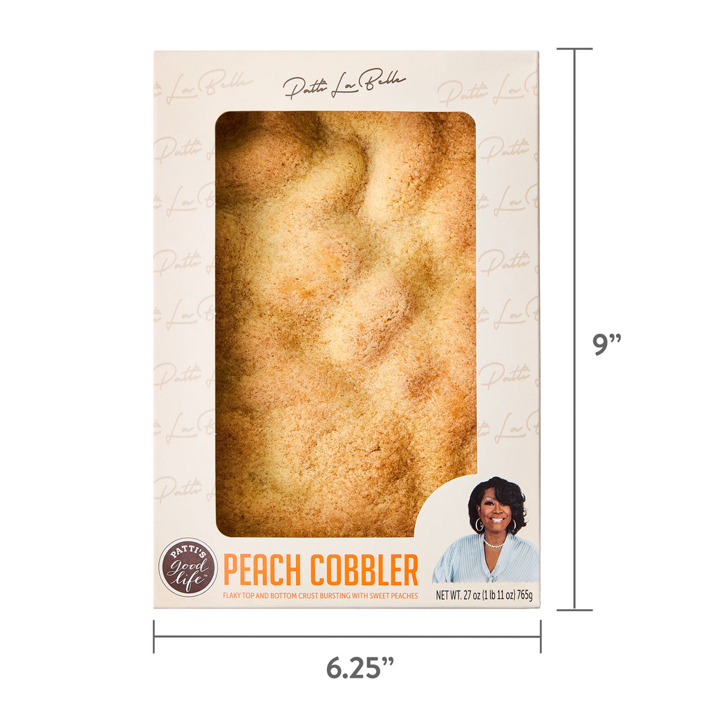 Peach Cobbler 31 Oz Shelf-Stable Baked Patti LaBelle