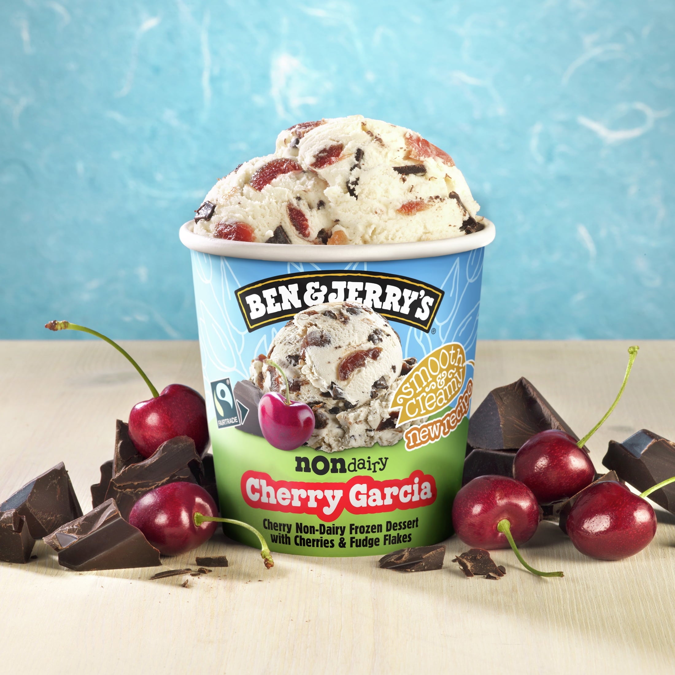 Ben & Jerry's Dairy-Free Oat Milk Cherry Garcia Frozen Dessert 1 Pint