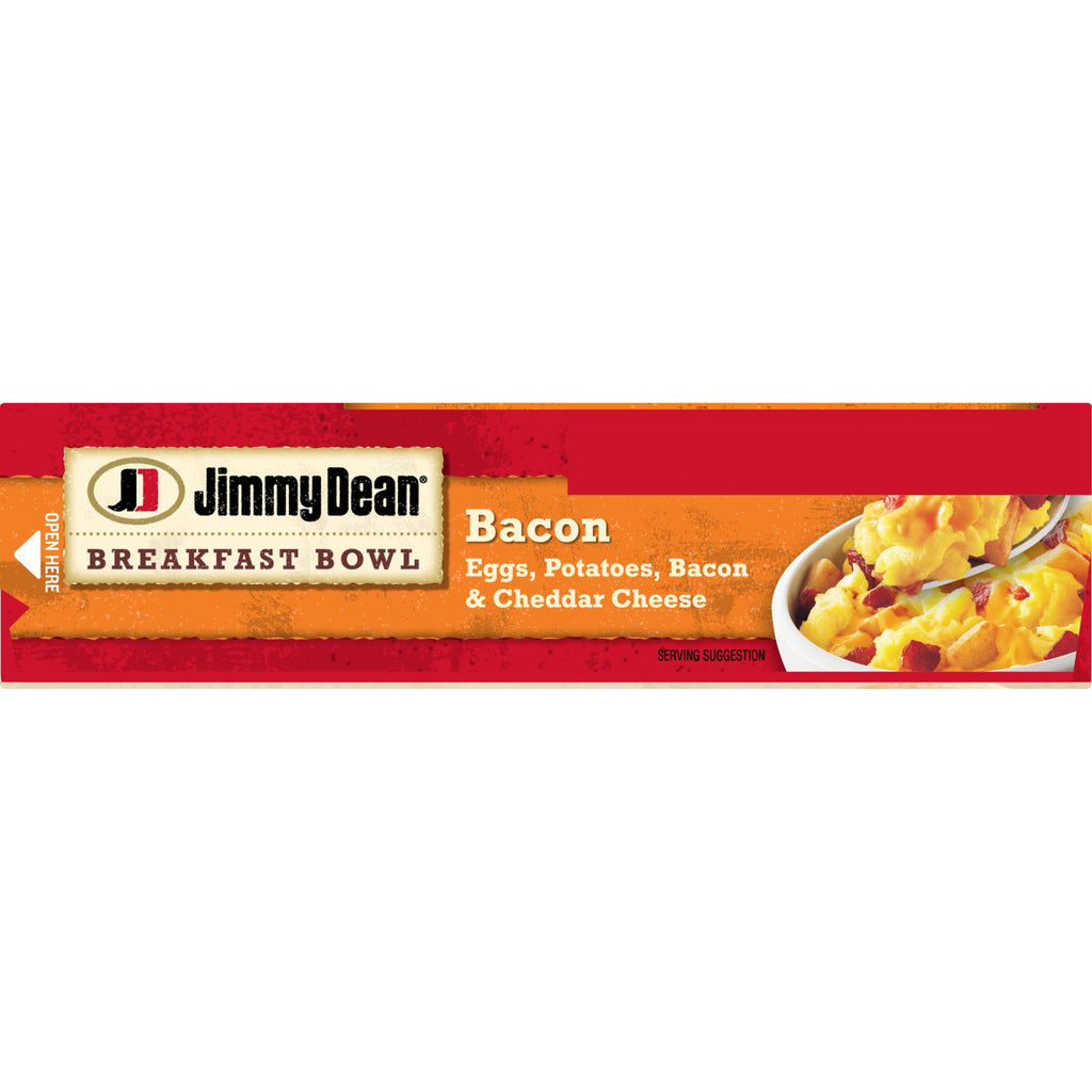 Jimmy Dean Eggs Potatoes Bacon Cheddar Breakfast Bowl Frozen 7 Oz