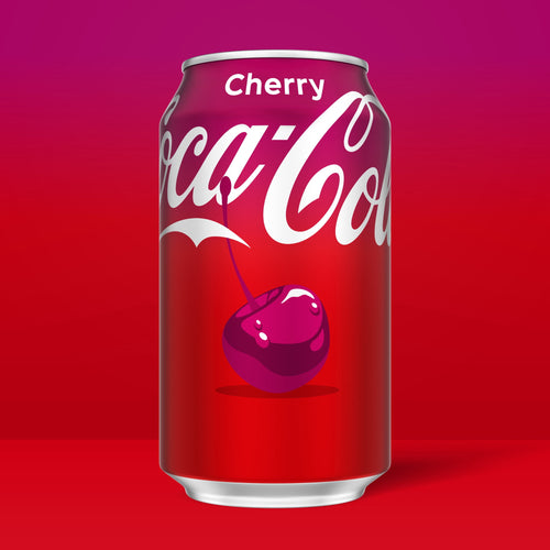 Cherry Soda Pop Cans 12 Fl Oz 12 Pack Coca-Cola