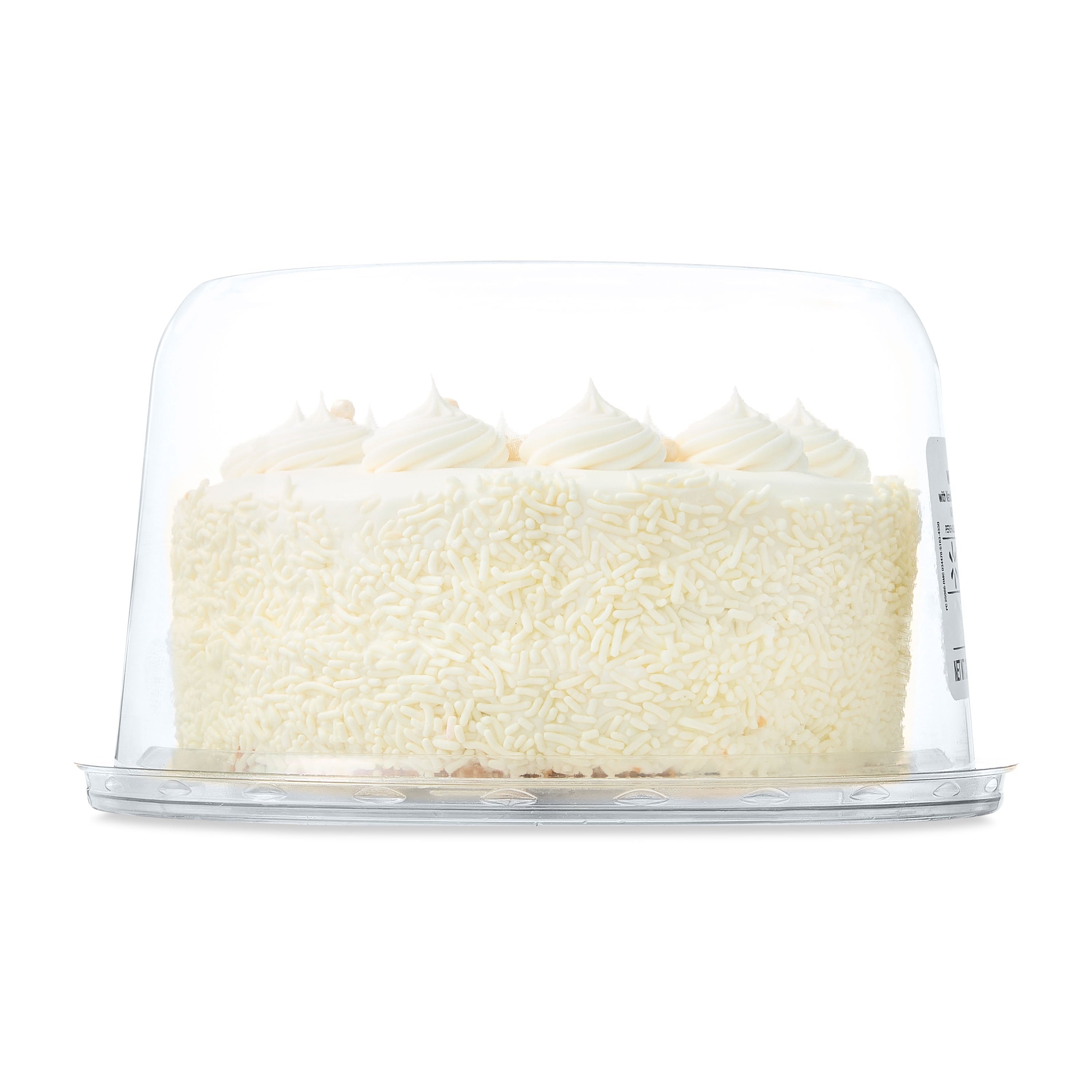 White Cake with Vanilla Buttercreme Icing 33 Oz Freshness Guaranteed