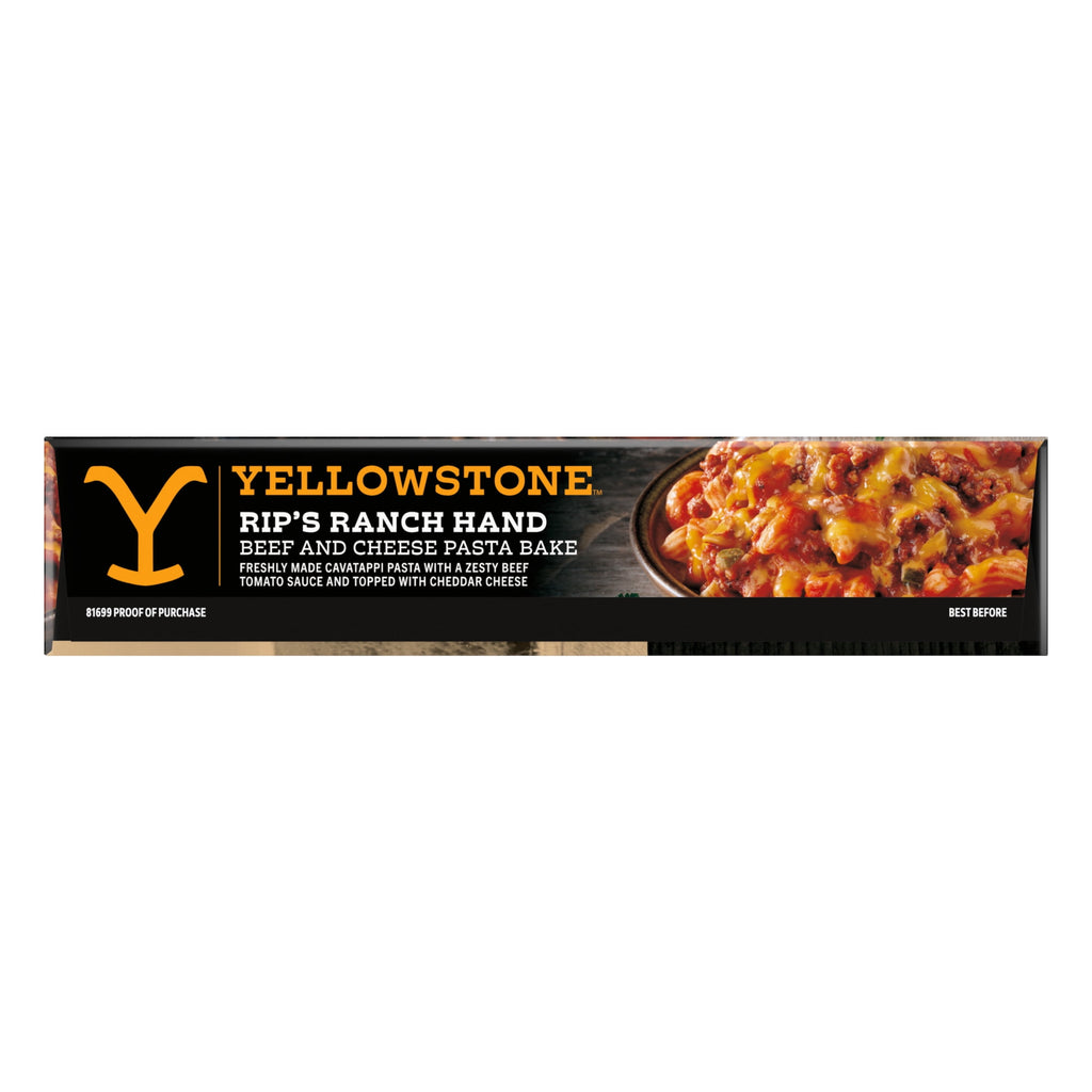 Yellowstone Beef and Cheese Pasta Bake Frozen Meal 14 Oz