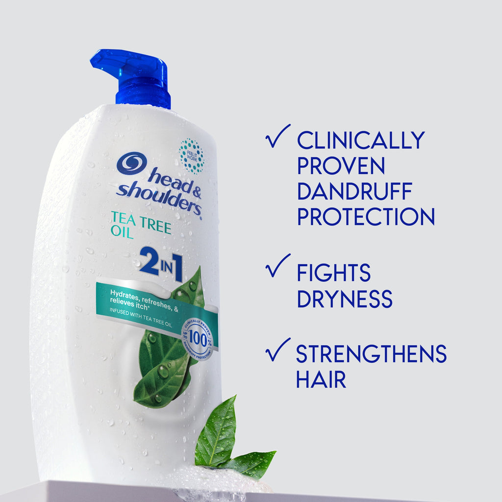 Head & Shoulders Anti-Dandruff 2in1 Shampoo and Conditioner Tea Tree Oil 28.2 fl oz