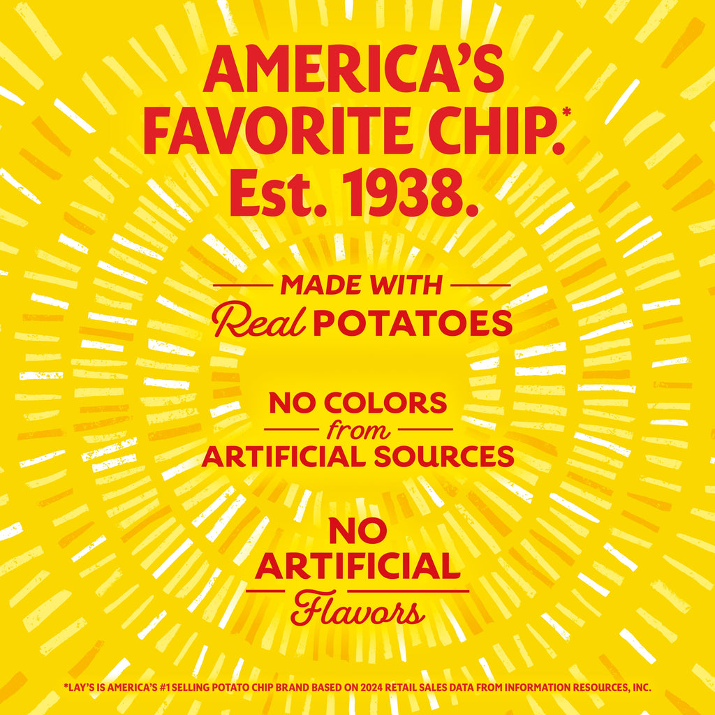Sweet Southern Heat BBQ Flavored Potato Chips 7.75 Oz Lay's
