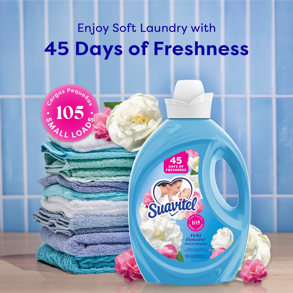 Suavitel Field Flowers Liquid Fabric Conditioner 105 fl oz 105 Loads