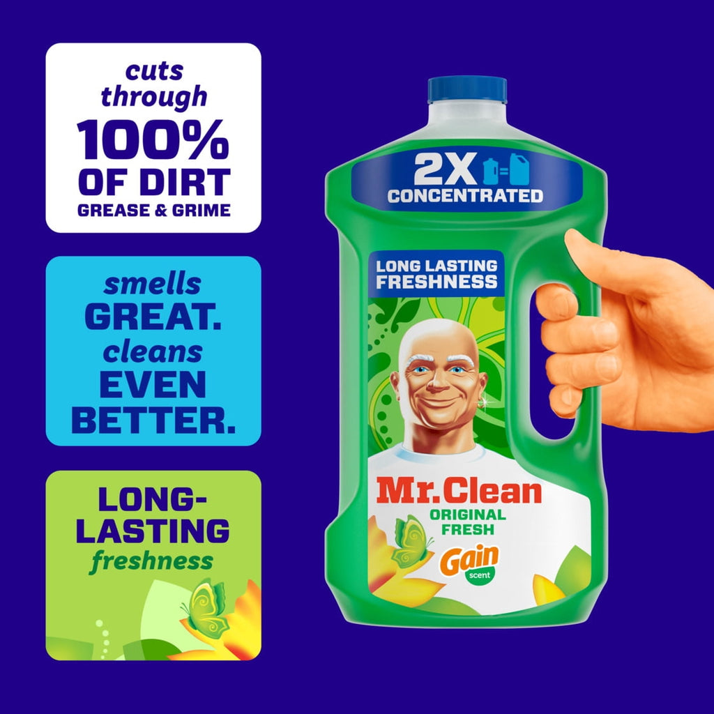 Mr. Clean 2X Concentrated All Purpose Cleaner Gain Scent 64 fl oz