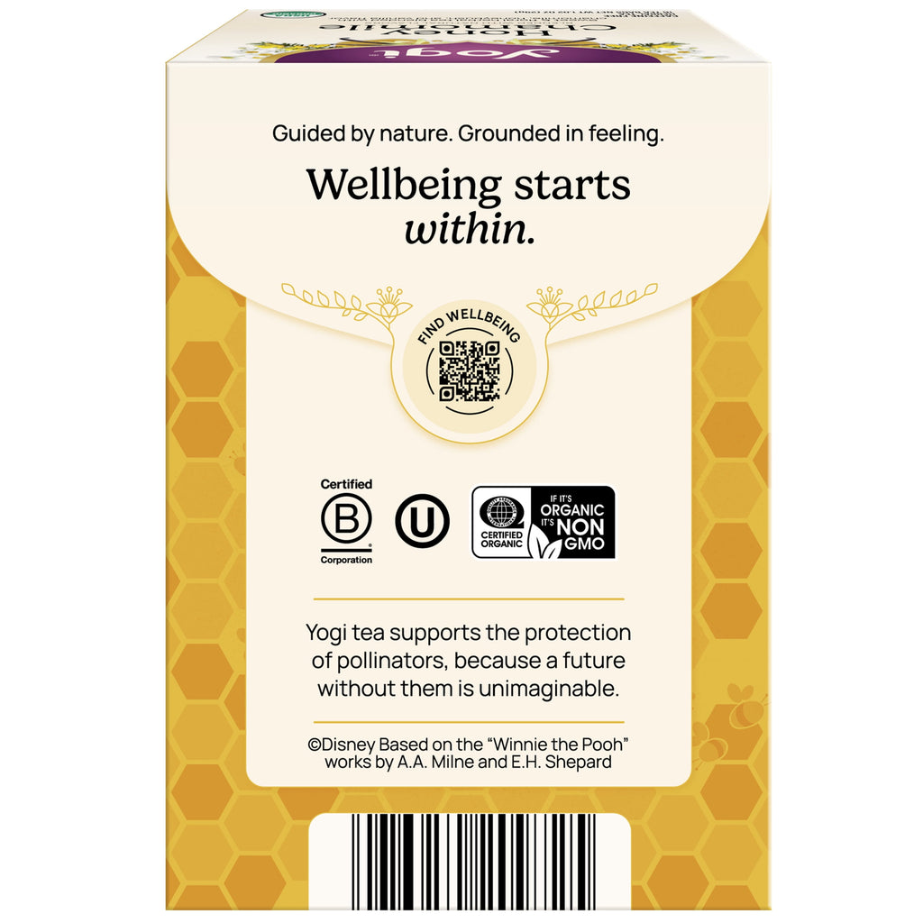 Yogi Honey Chamomile Caffeine-Free Organic Herbal Tea Bags 16 Count